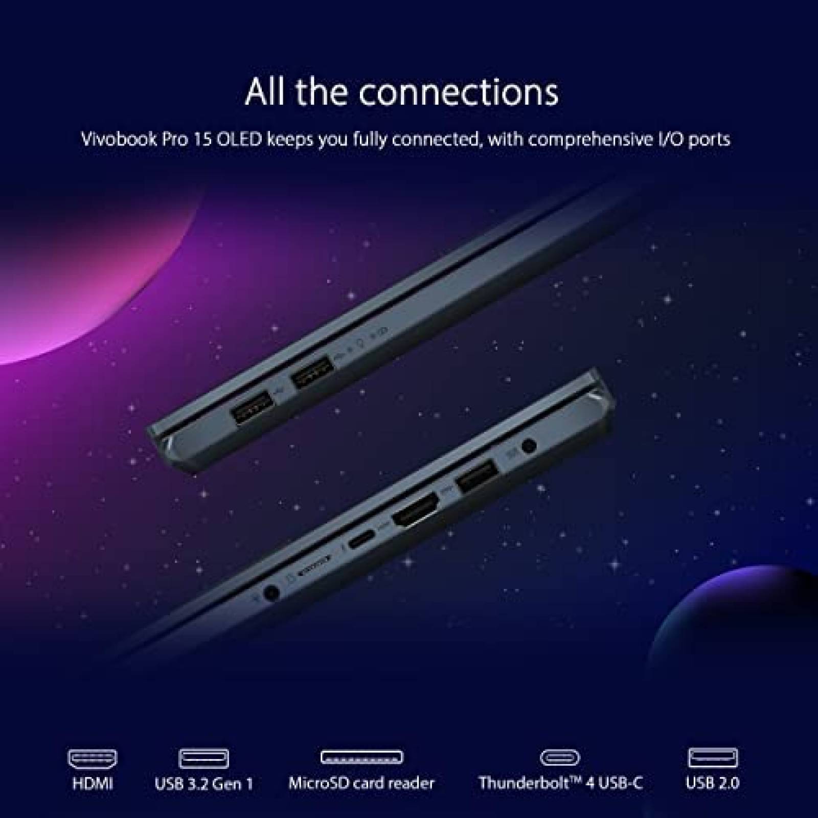 Laptop ASUS VivoBook Pro 15 15.6" FHD Core i5 8 GB 512 GB