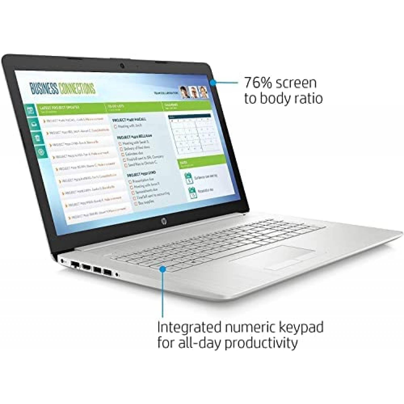 Laptop HP Pavillion 17.3" Intel Core i5 16GB 512GB -Blanco