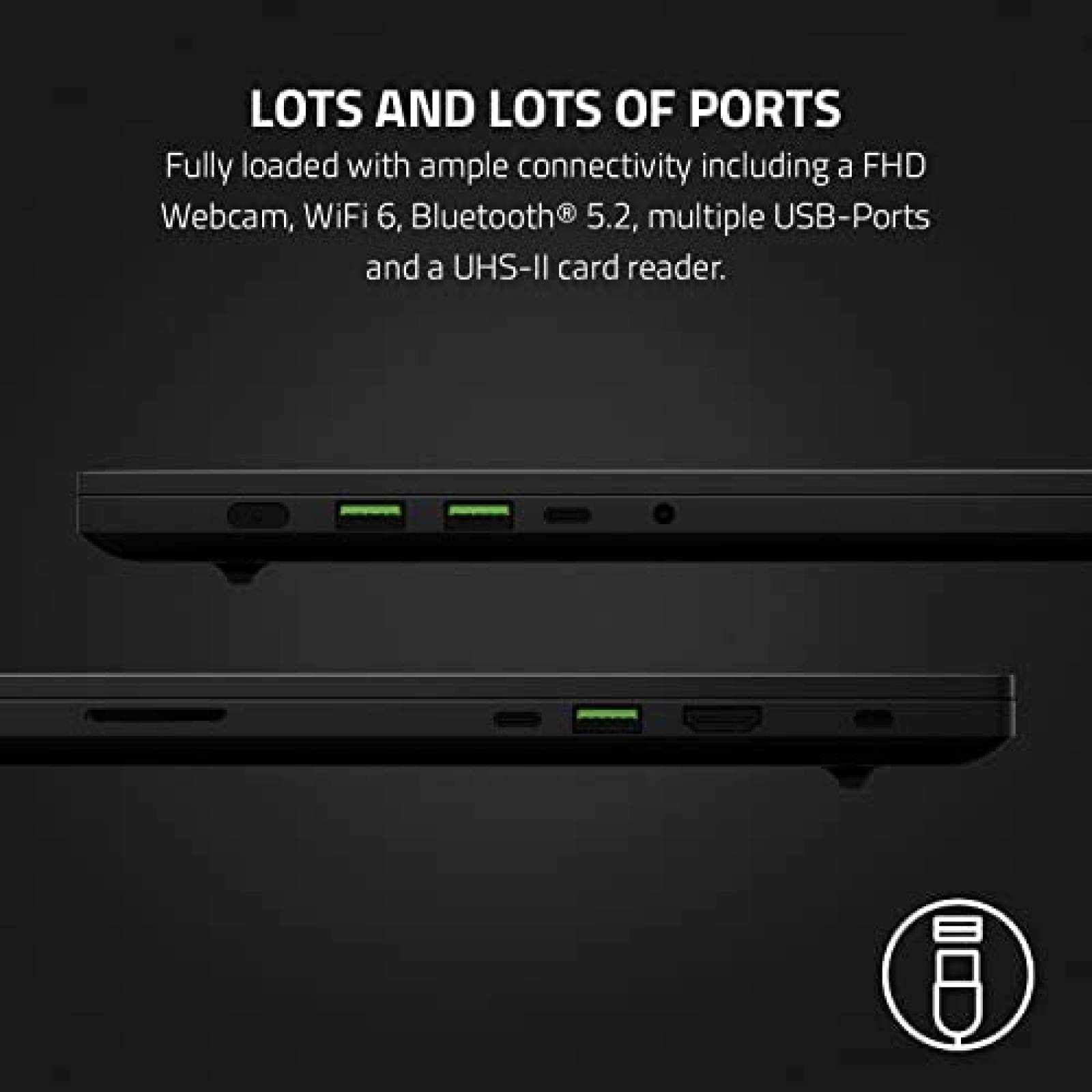 Laptop Gamer Razer Blade 15 i7 32GB 1TB RTX 3080 Ti -Negro