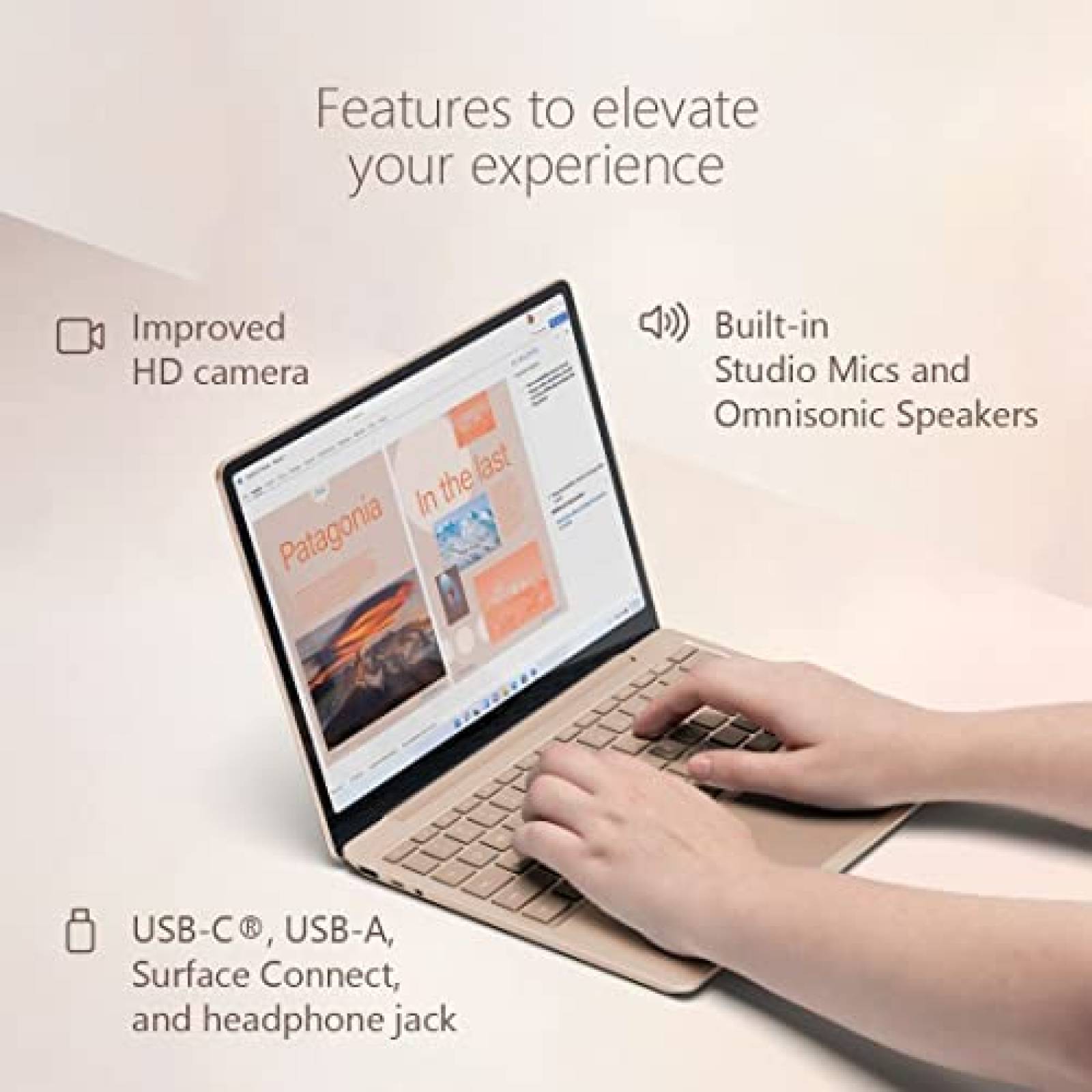 Laptop Microsoft Surface Go 2 12.4 i5 8GB 256GB -Dorado