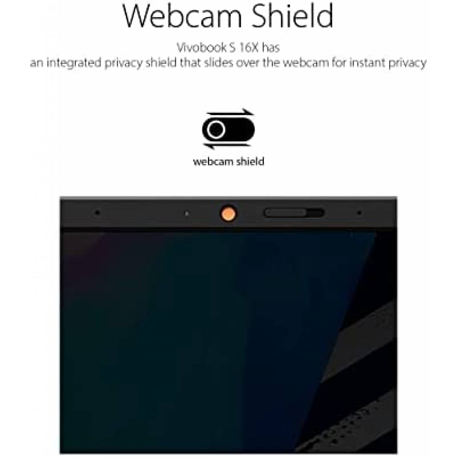 Laptop Asus VivoBook 16'' Intel Core i7 16GB 512GB -Negro