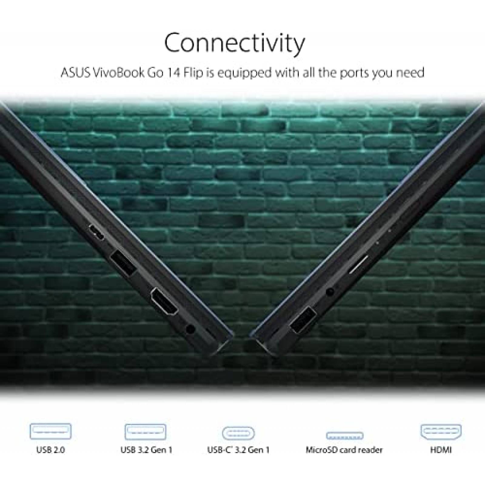 Laptop Gamer Asus VivoBook Go 14'' N4500 4GB 128GB -Azul