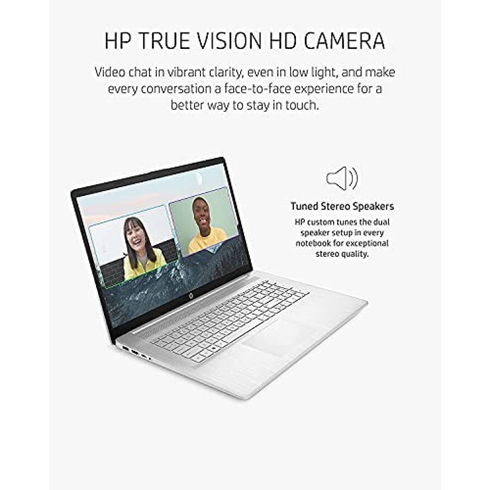 Laptop HP Pavillion 17.3'' Intel i5 20GB 1TB -Plata