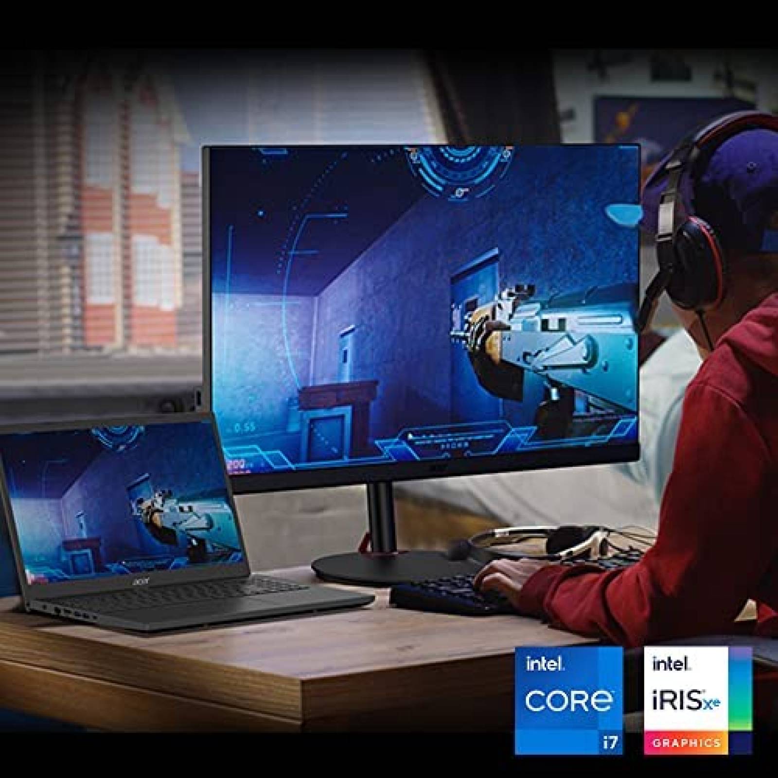 Laptop ACER Aspire 7 15.6'' Intel i7 8GB 512 GB -Negro