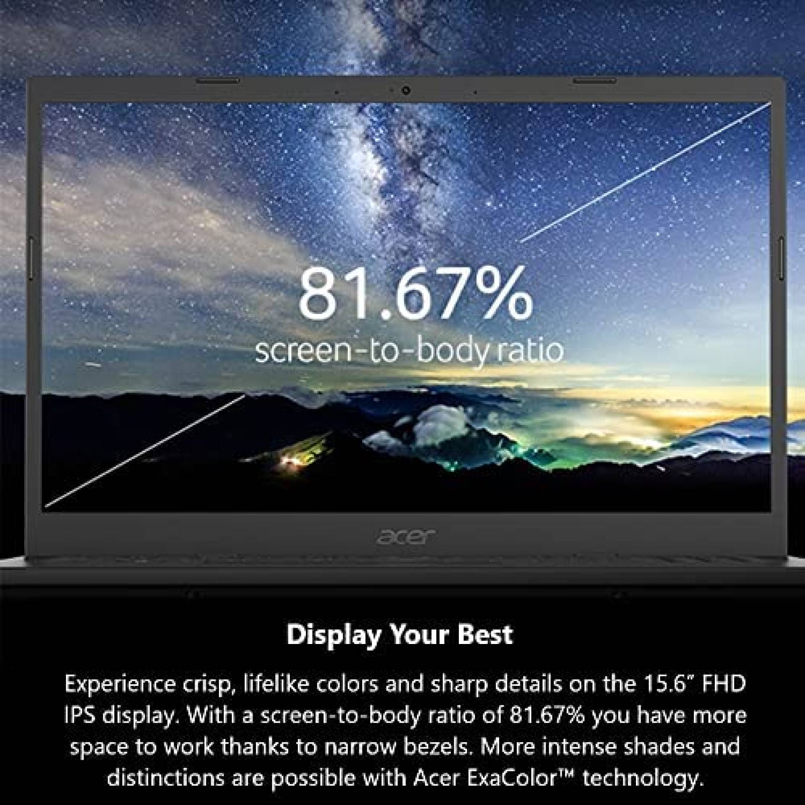 Laptop ACER Aspire 7 15.6'' Intel i7 8GB 512 GB -Negro