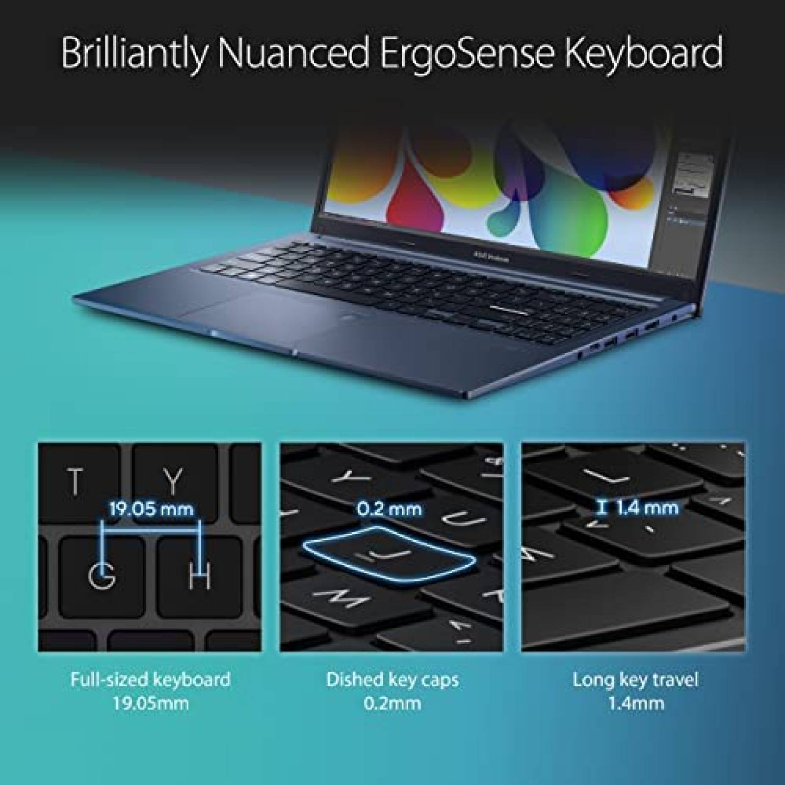 Laptop ASUS VivoBook Slim 15.6'' i5 8GB 512GB -Azul