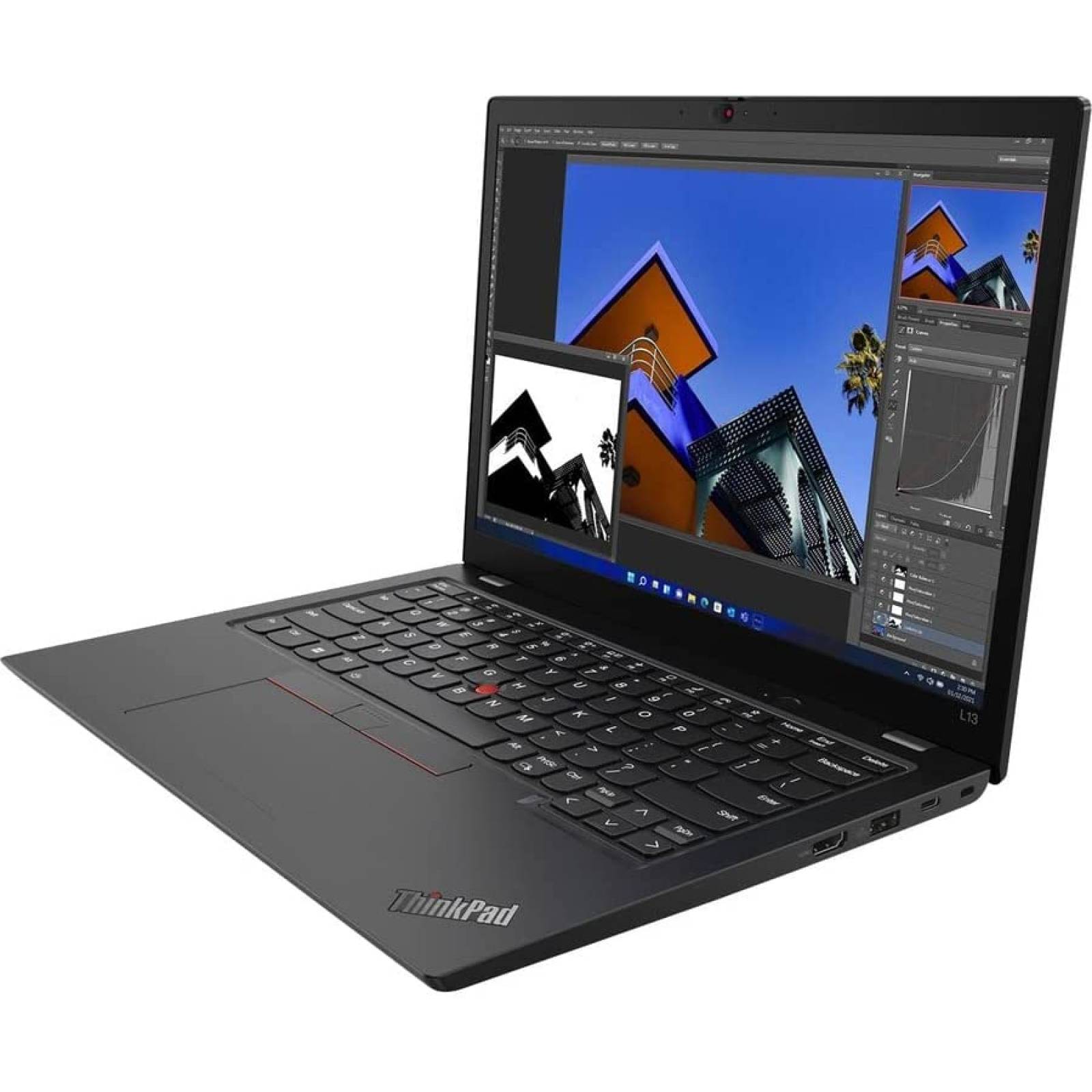 Laptop Lenovo Thinkpad L13 13.3'' Ryzen 7 16GB 256GB -Negro