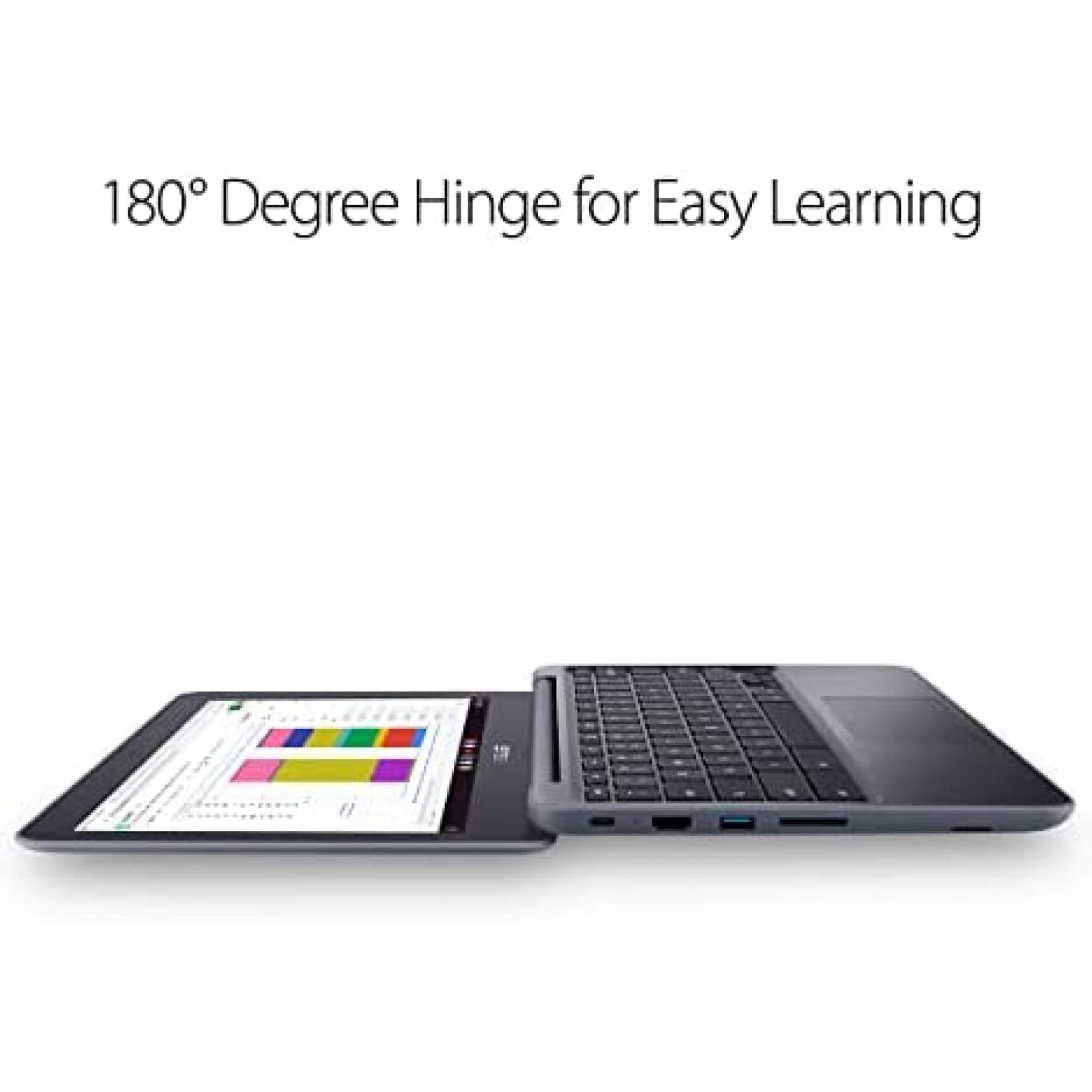 Laptop Asus Chromebook C203XA 11.6 4GB 32GB Uso Rudo -Gris