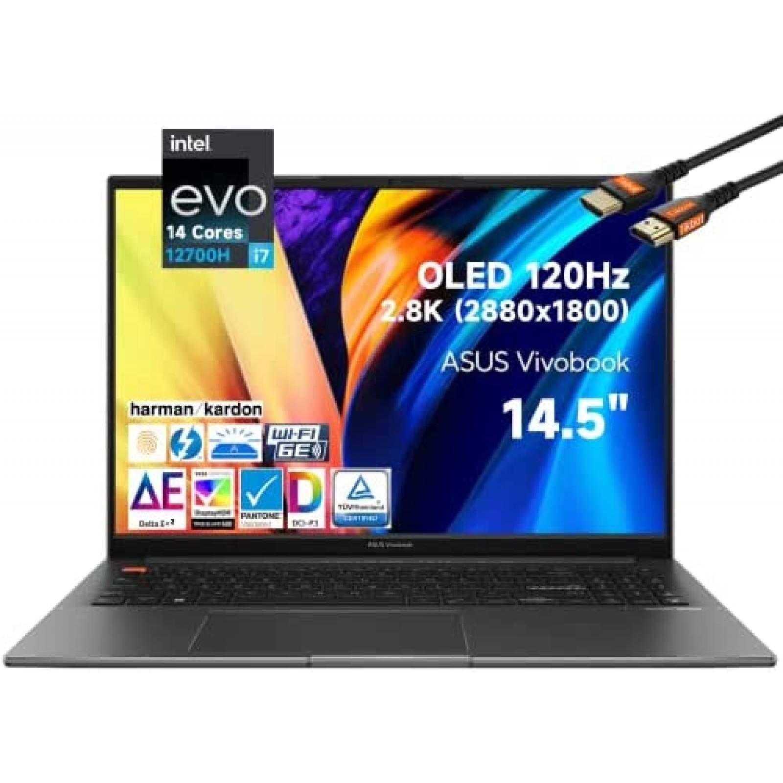 Laptop ASUS Vivobook S 14X 14.5'' i7 40GB RAM 2TB SSD W11H