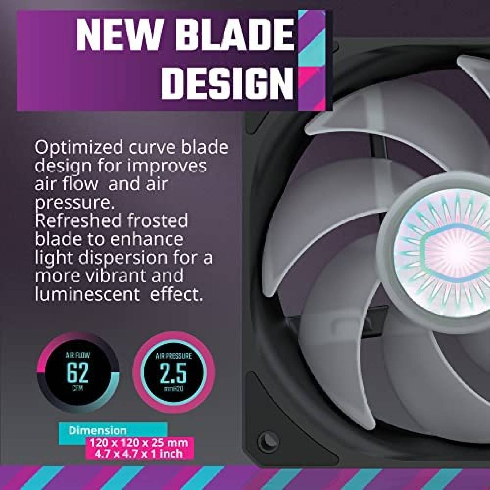 Enfriador de Liquido Cooler Master Ventiladores RGB Para CPU