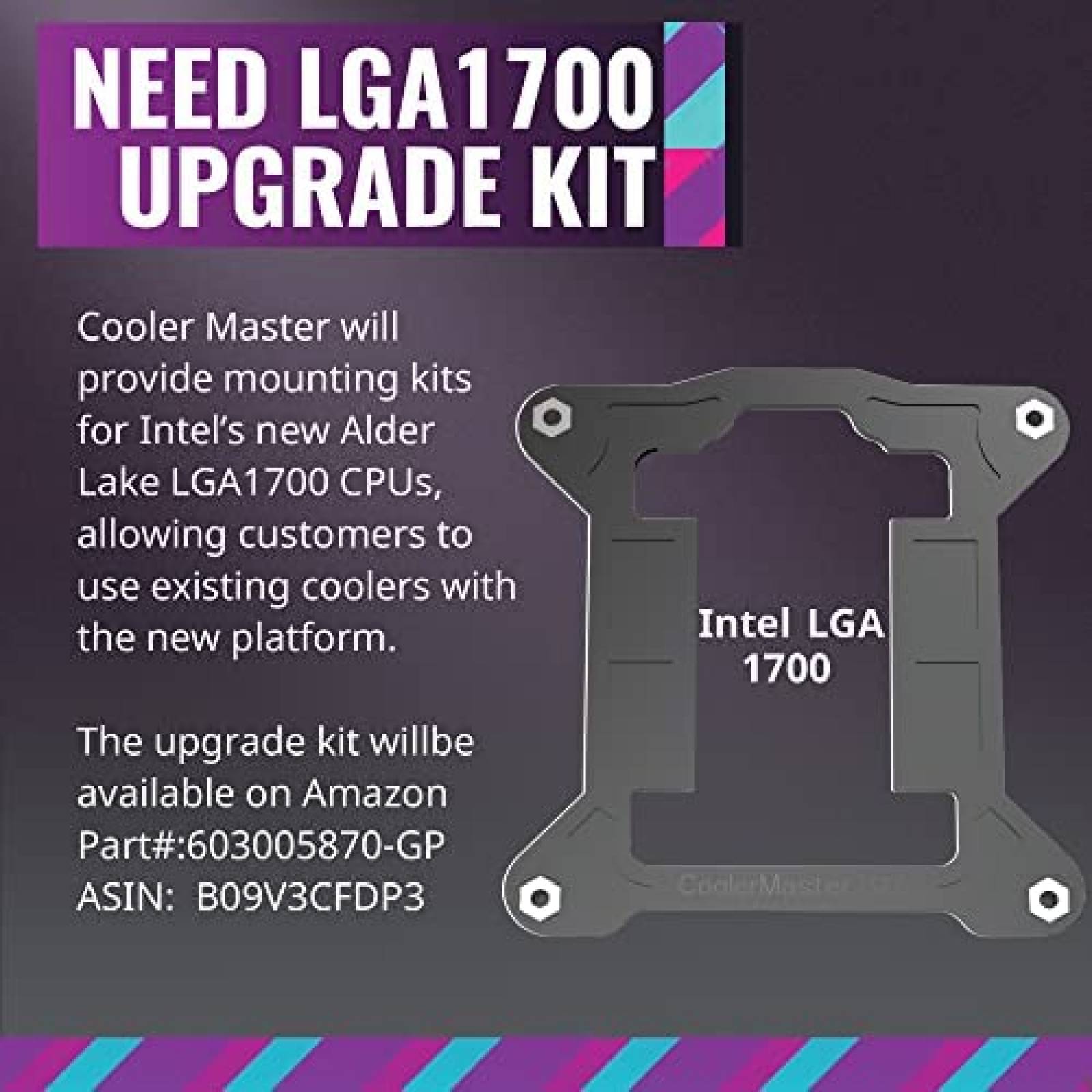 Enfriador de Liquido Cooler Master Ventiladores RGB Para CPU