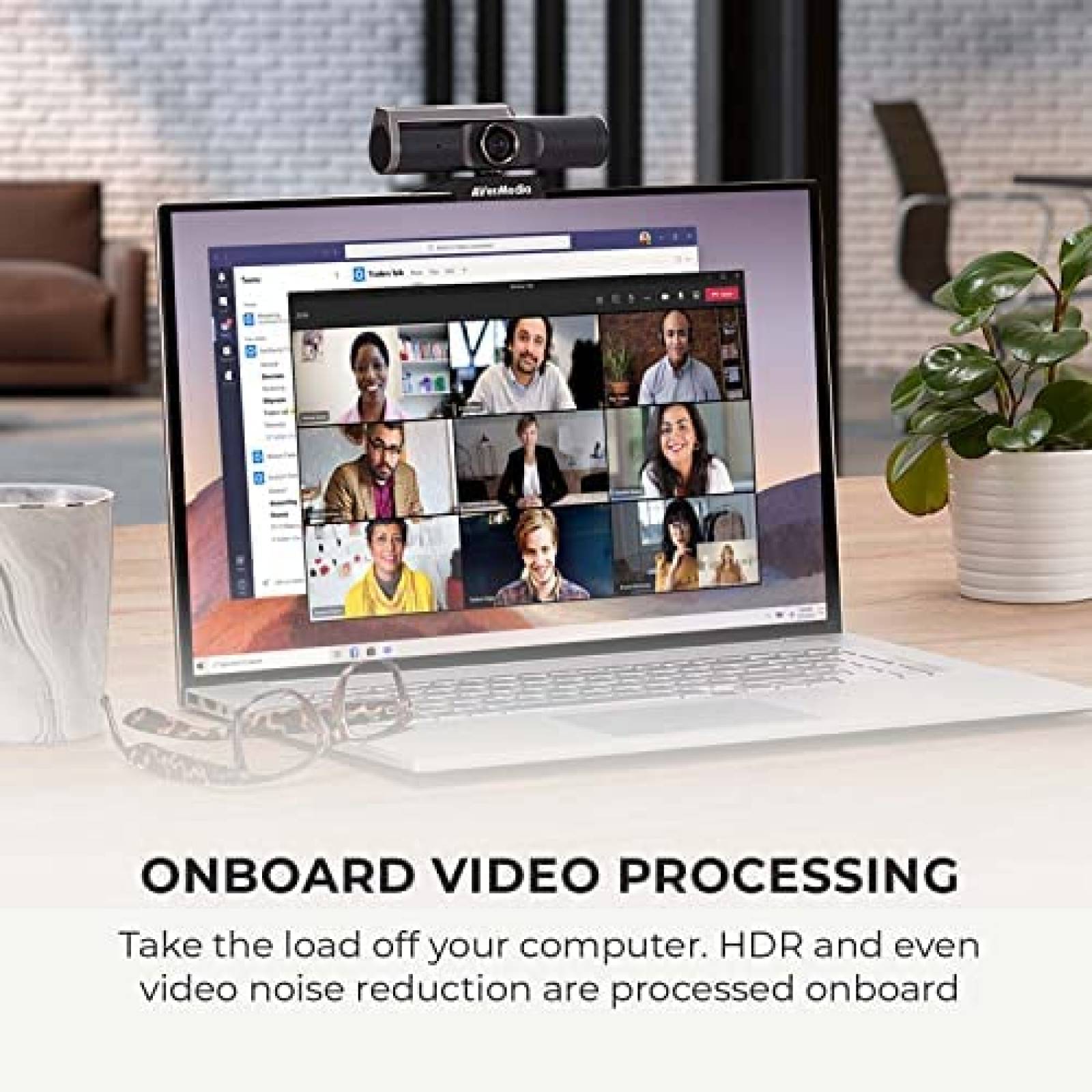 Webcam AverMedia PW515 4K Enfoque Automatico Microfono USB