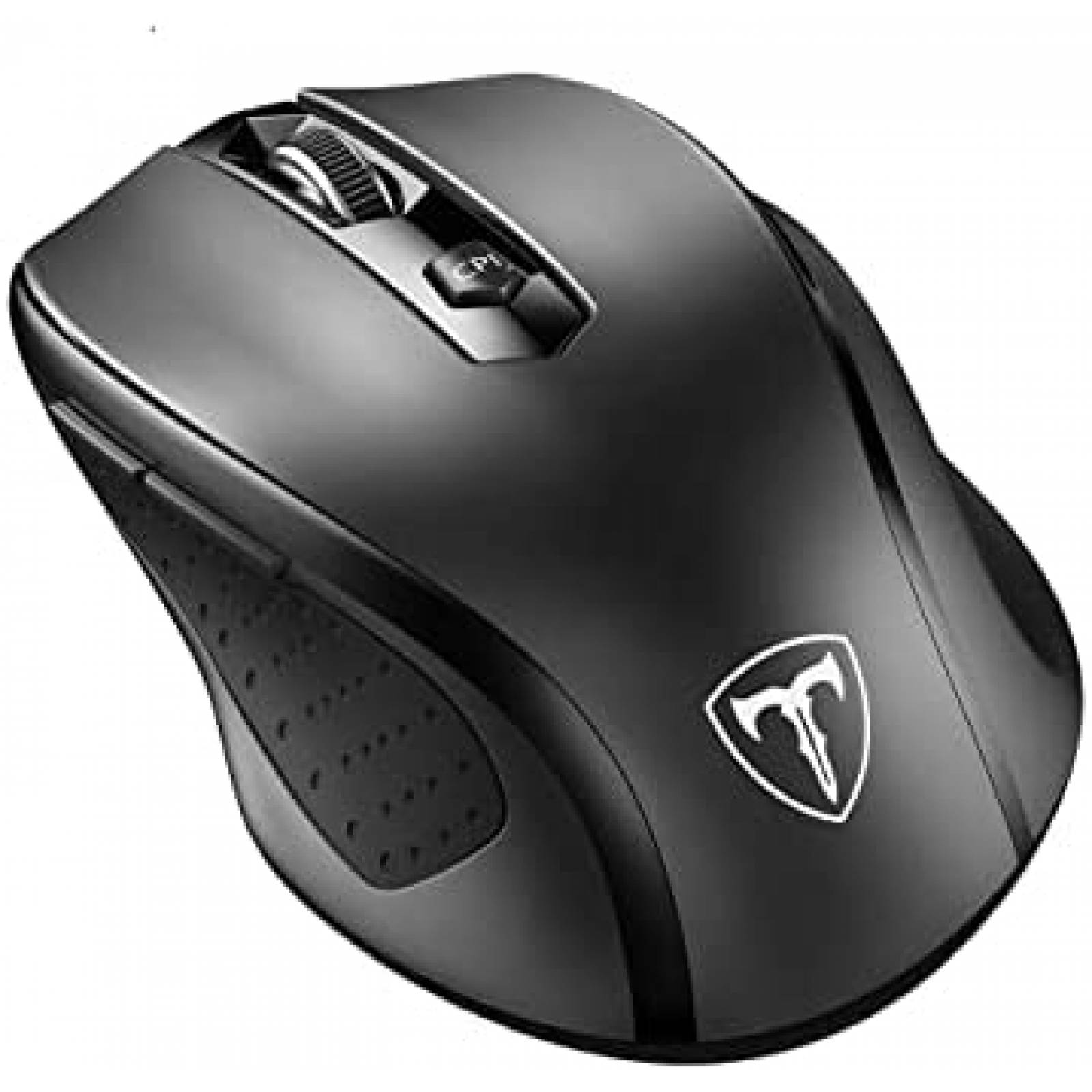 Mouse Ergonomico Bluetooth Happy Fit DPI Ajustable -Negro