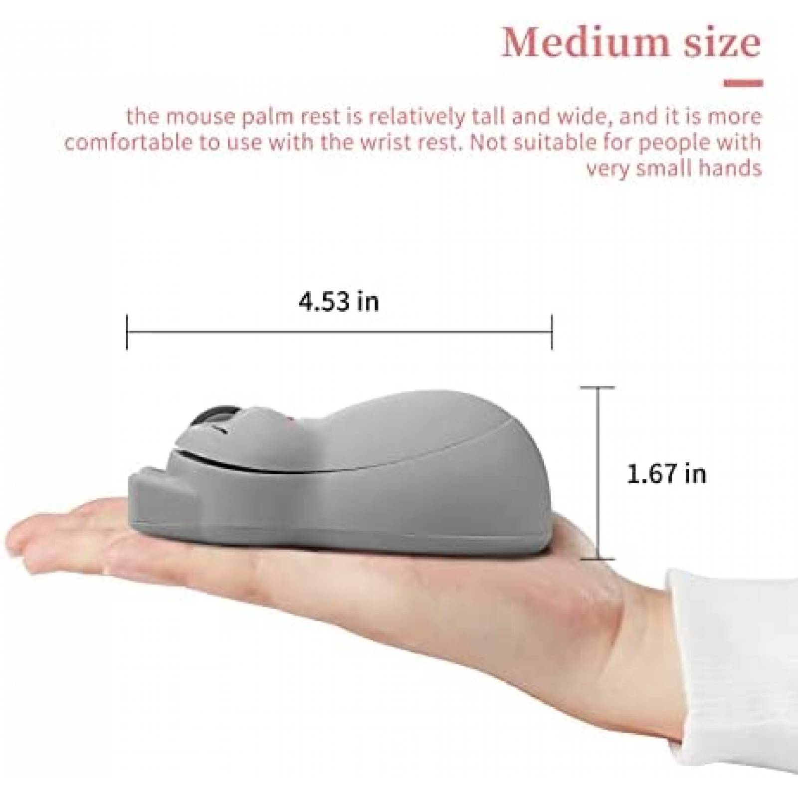 Mouse Inalambrico Generico USB 1200DPI para Nios -Gris