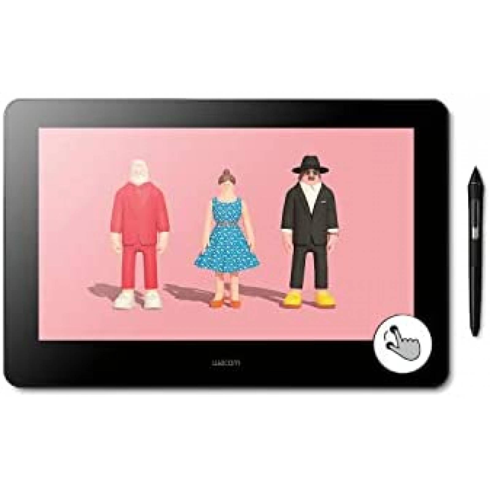 Tableta Dibujo Wacom Cintiq Pro 16 4K 8192 Niveles -Negro