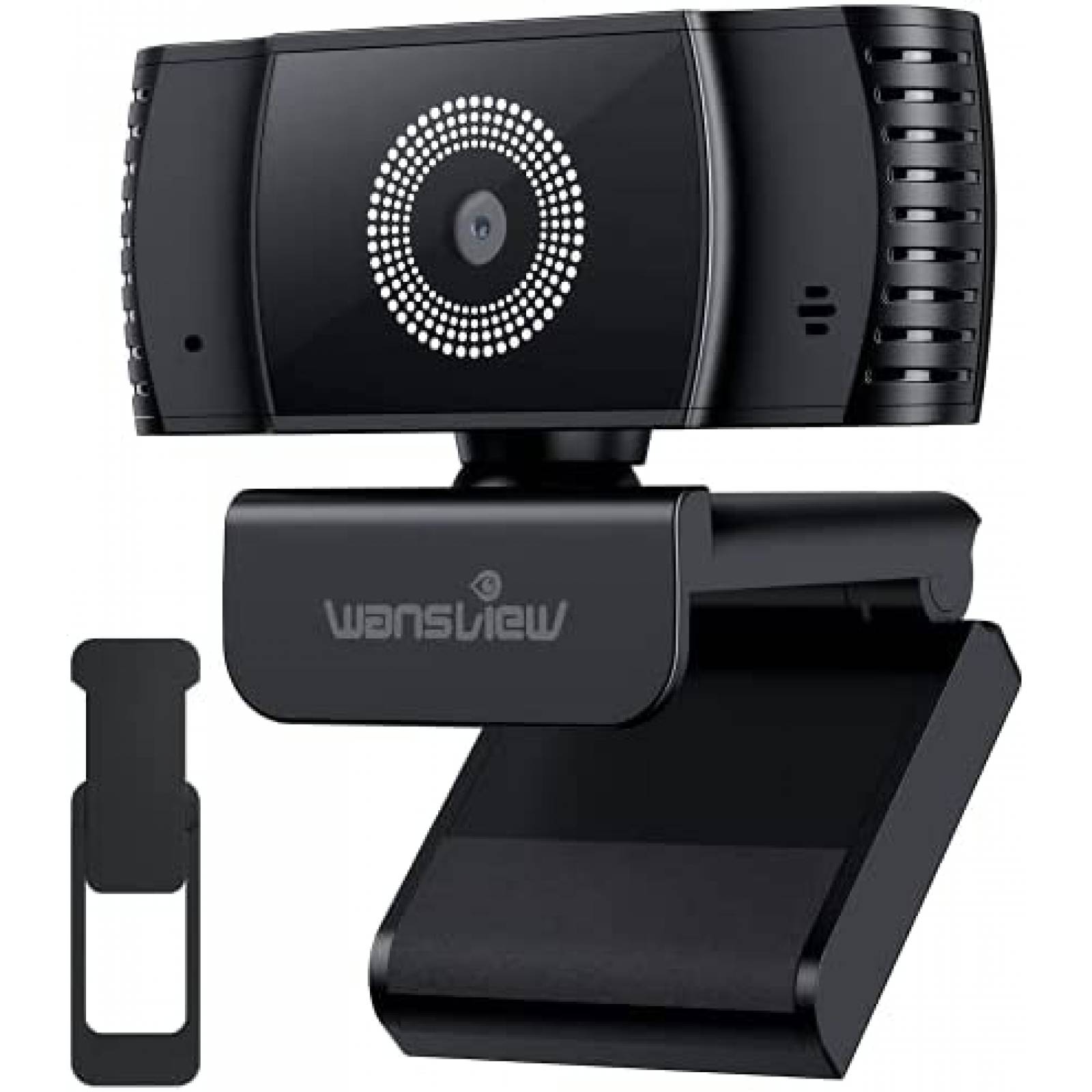Webcam con microfono Wansview USB de 1080P HD -Negro
