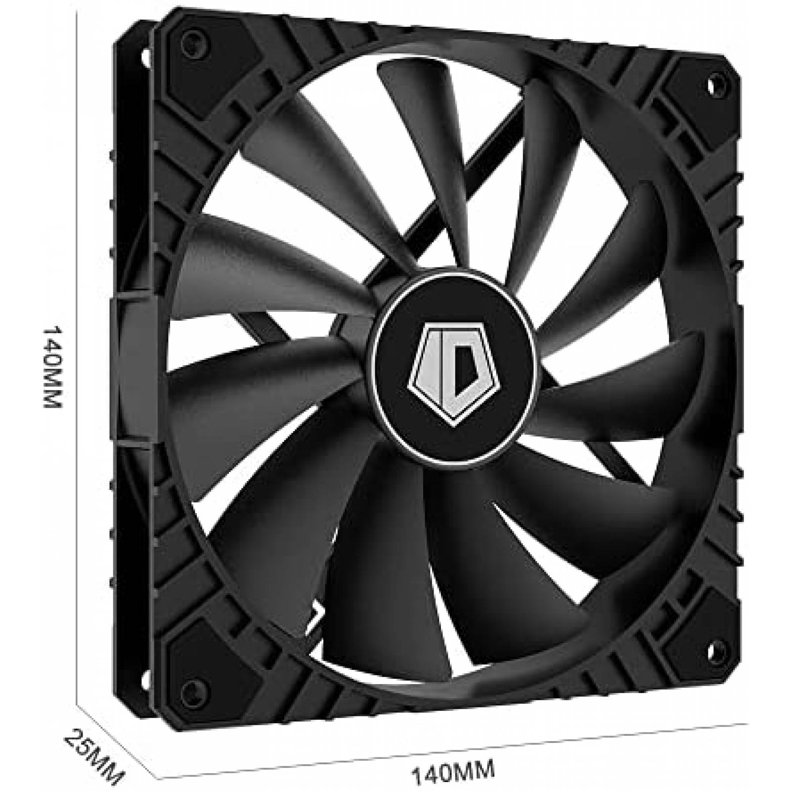 Enfriador de Liquido ID-COOLING 280mm Ventiladores -Negro