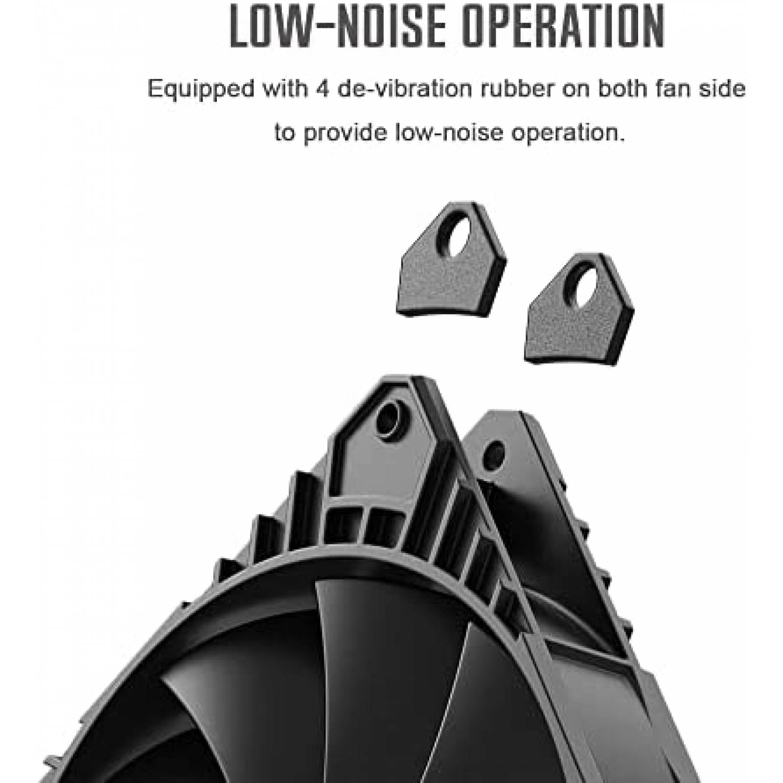 Enfriador de Liquido ID-COOLING 280mm Ventiladores -Negro