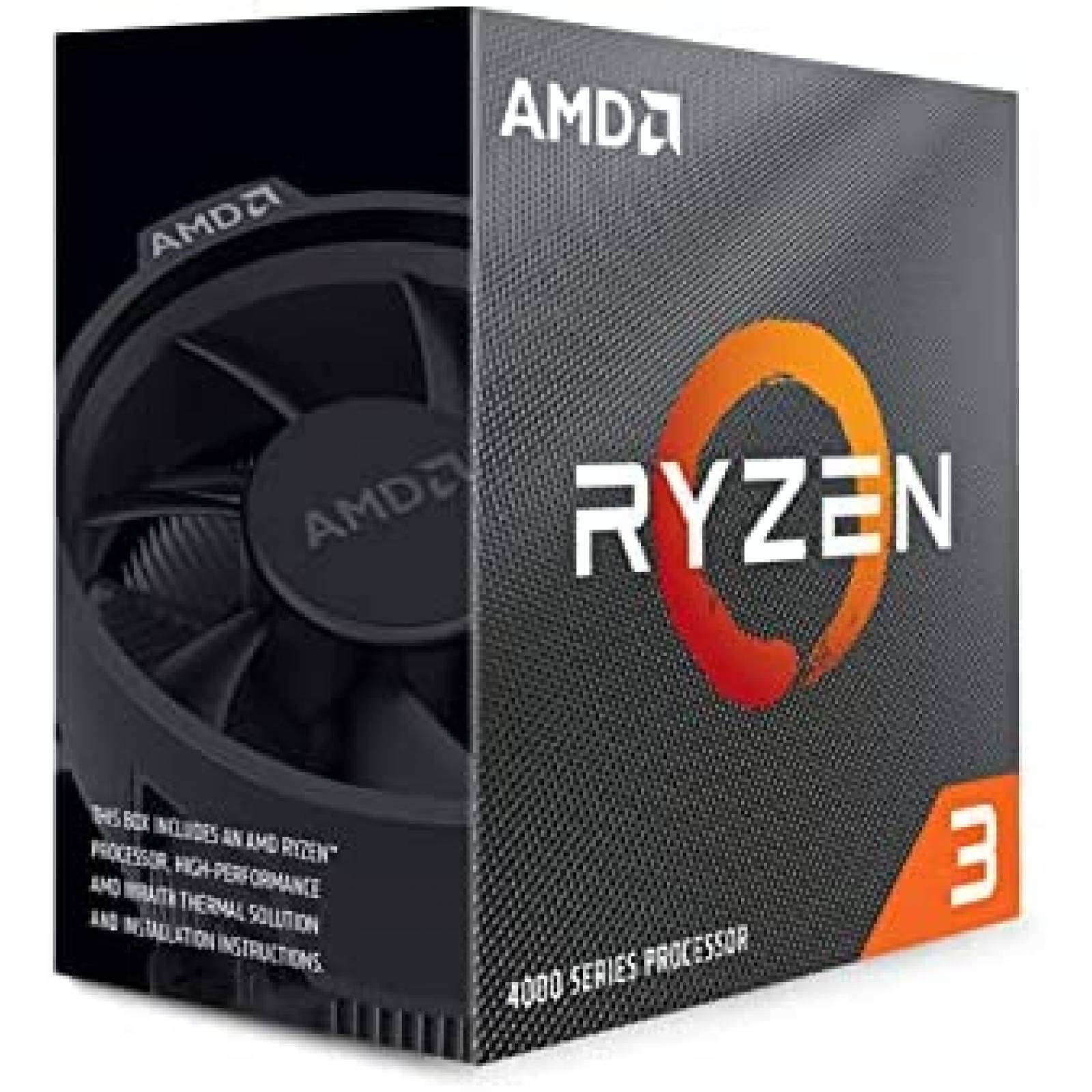 Procesador AMD Ryzen 3 4100 4 Nucleos Compatible DDR4-3200