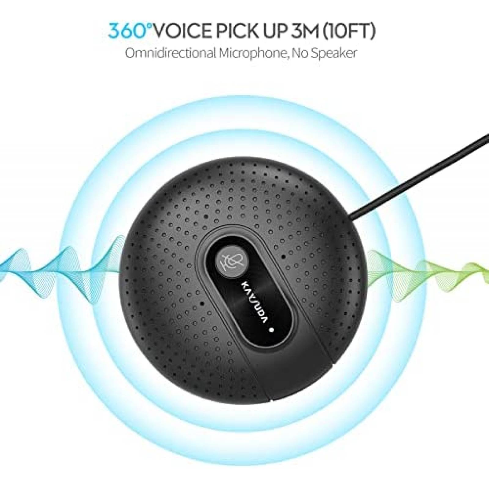 Microfono Omnidireccional KAYSUDA Plug & Play -Negro