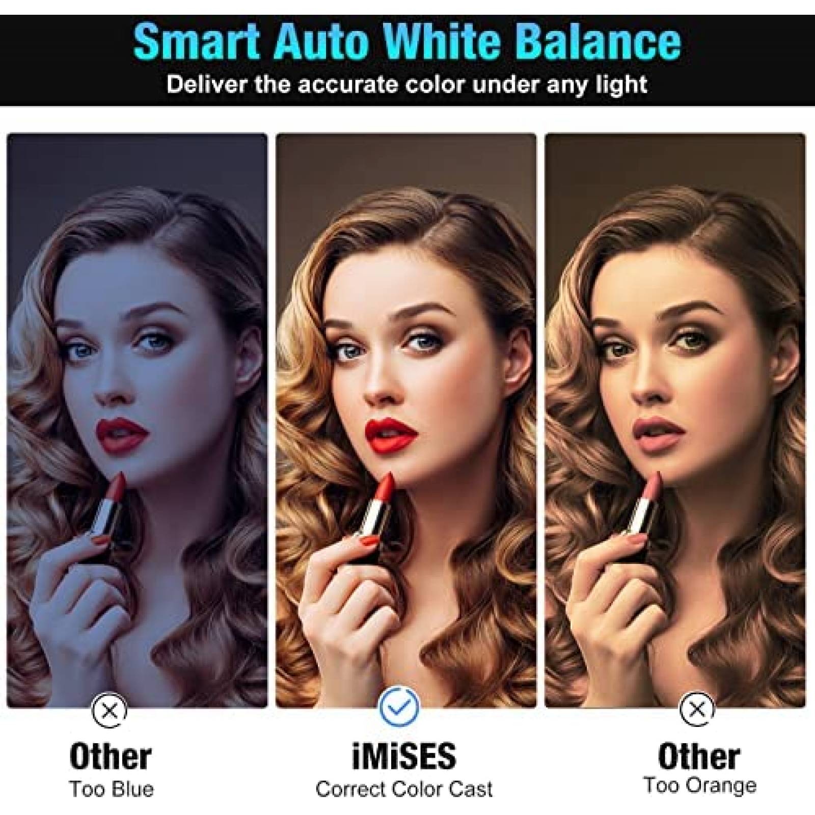 Webcam IMiSES 3 en 1 4K UHD Protector de Privacidad -Negro