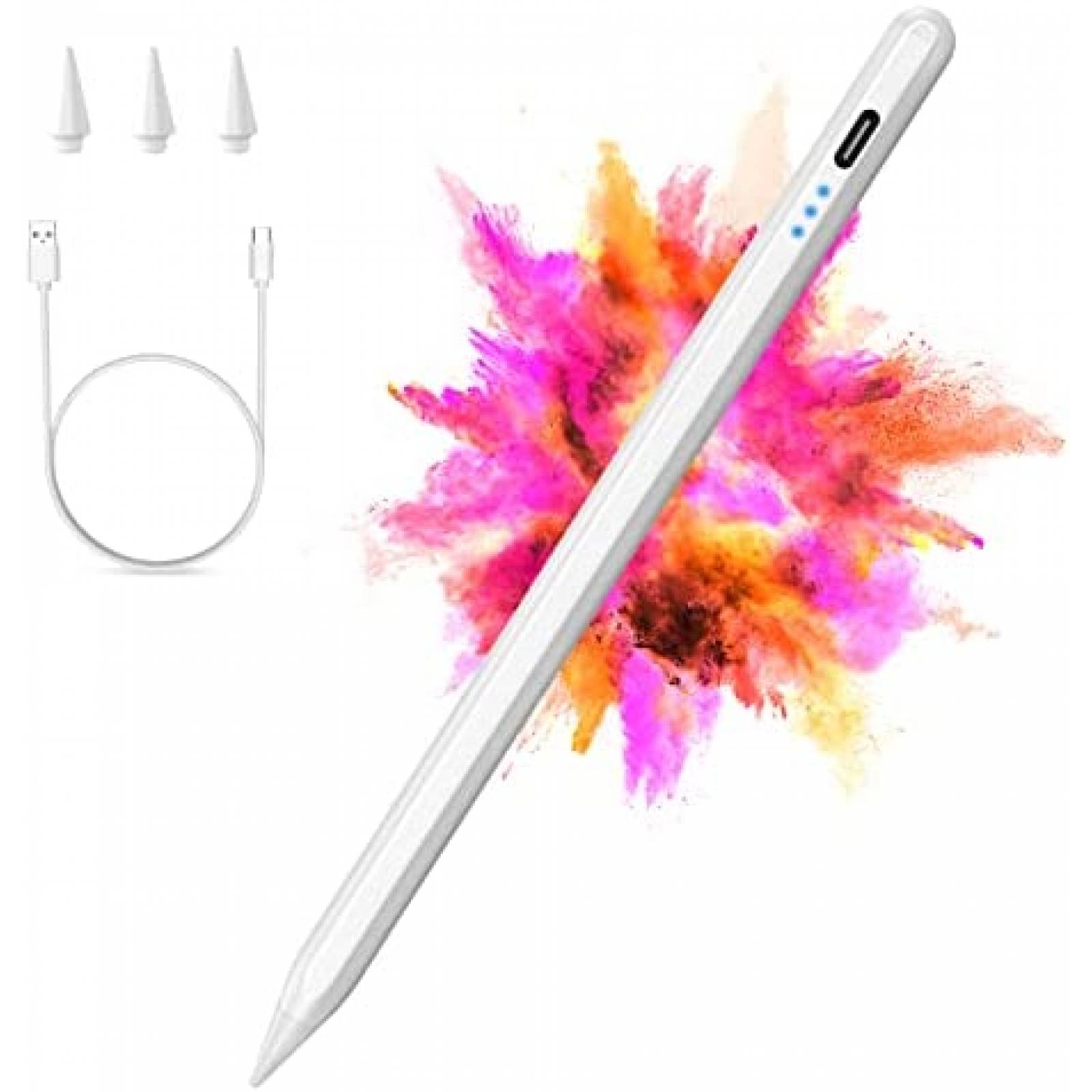 Pluma Stylus Dirrelo Compatible con iPad 2018-2022 -Blanco
