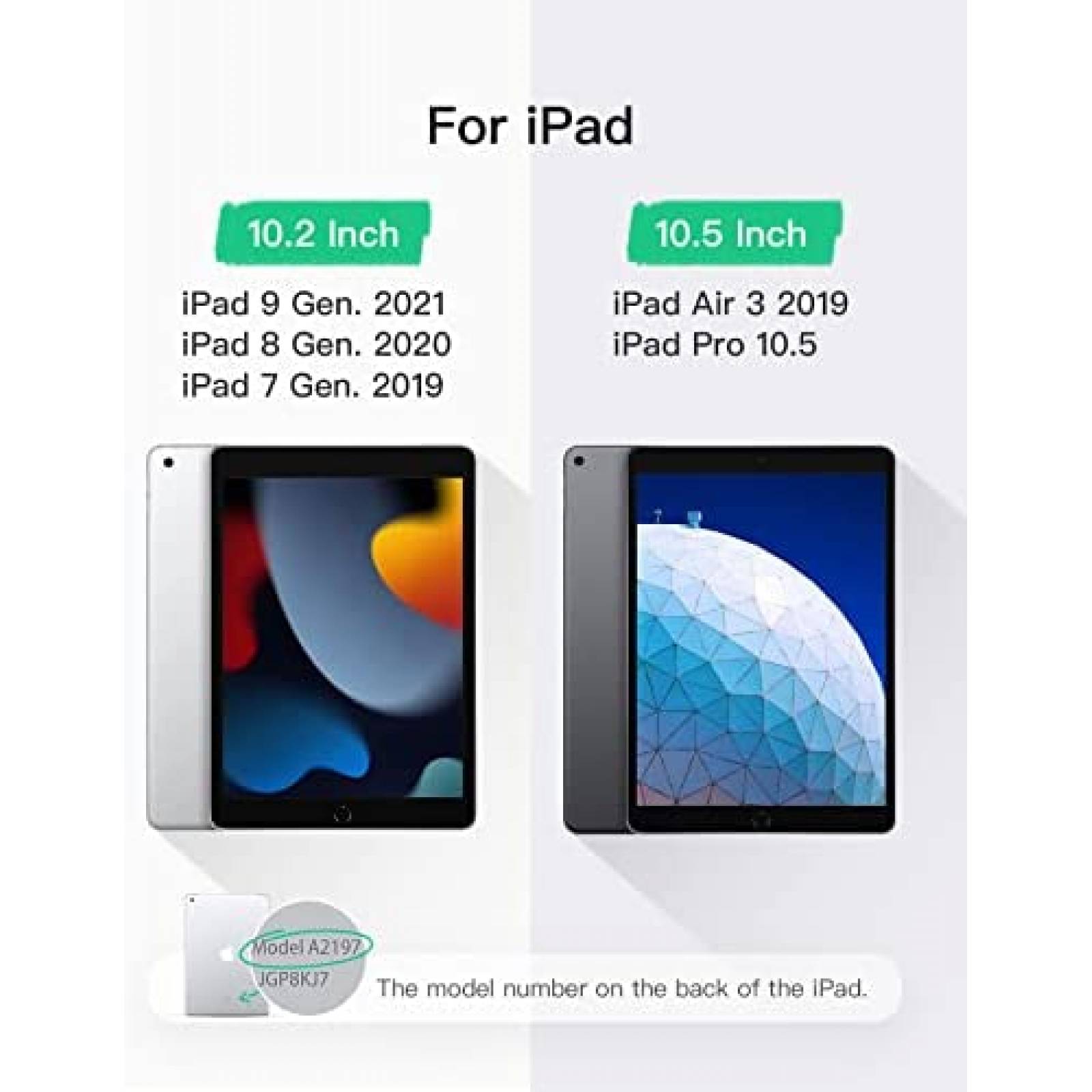 Teclado Para Ipad Inateck 10.2'' Y 10.5'' Latinoamericano