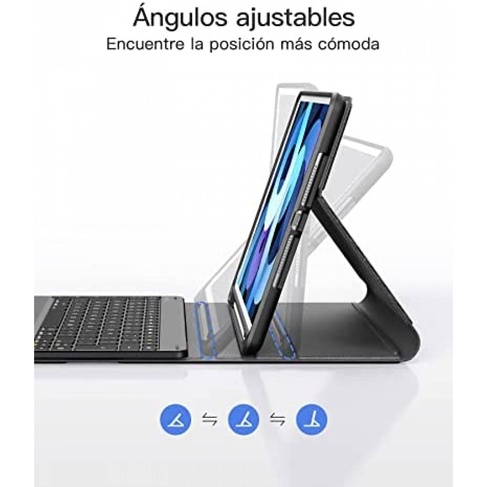Teclado Para Ipad Inateck 10.2'' Y 10.5'' Latinoamericano