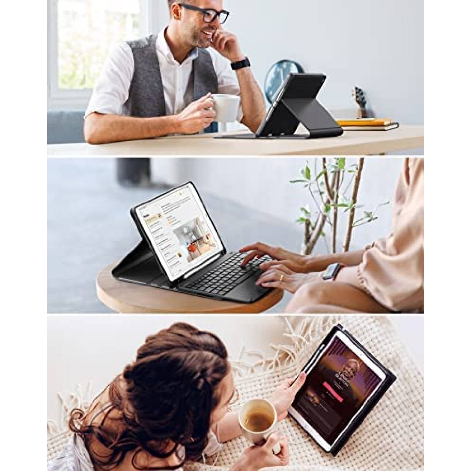 Teclado Para Ipad Inateck 10.2'' Y 10.5'' Latinoamericano