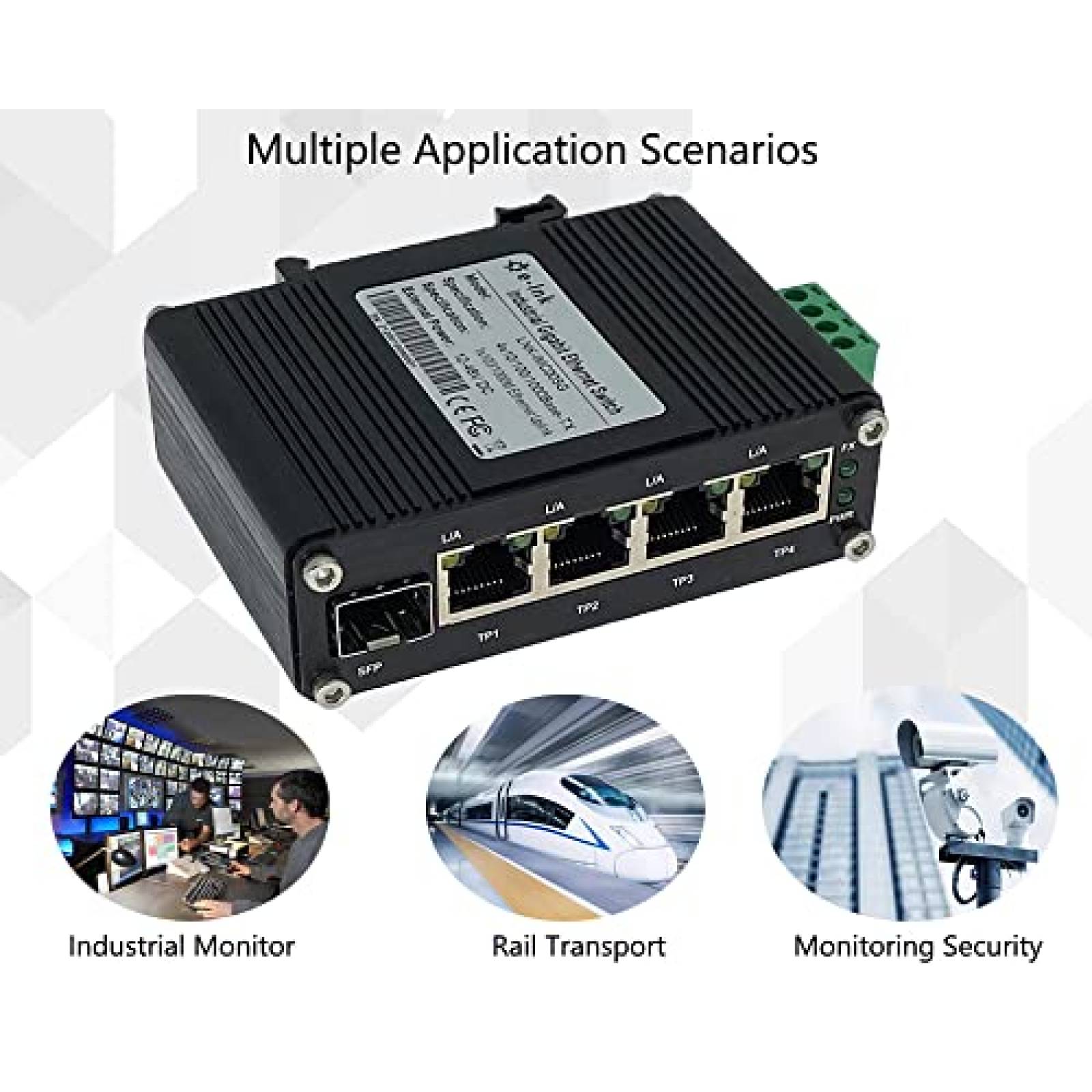 Mini Industrial Switch Star Route Capacidad de Conmutacion