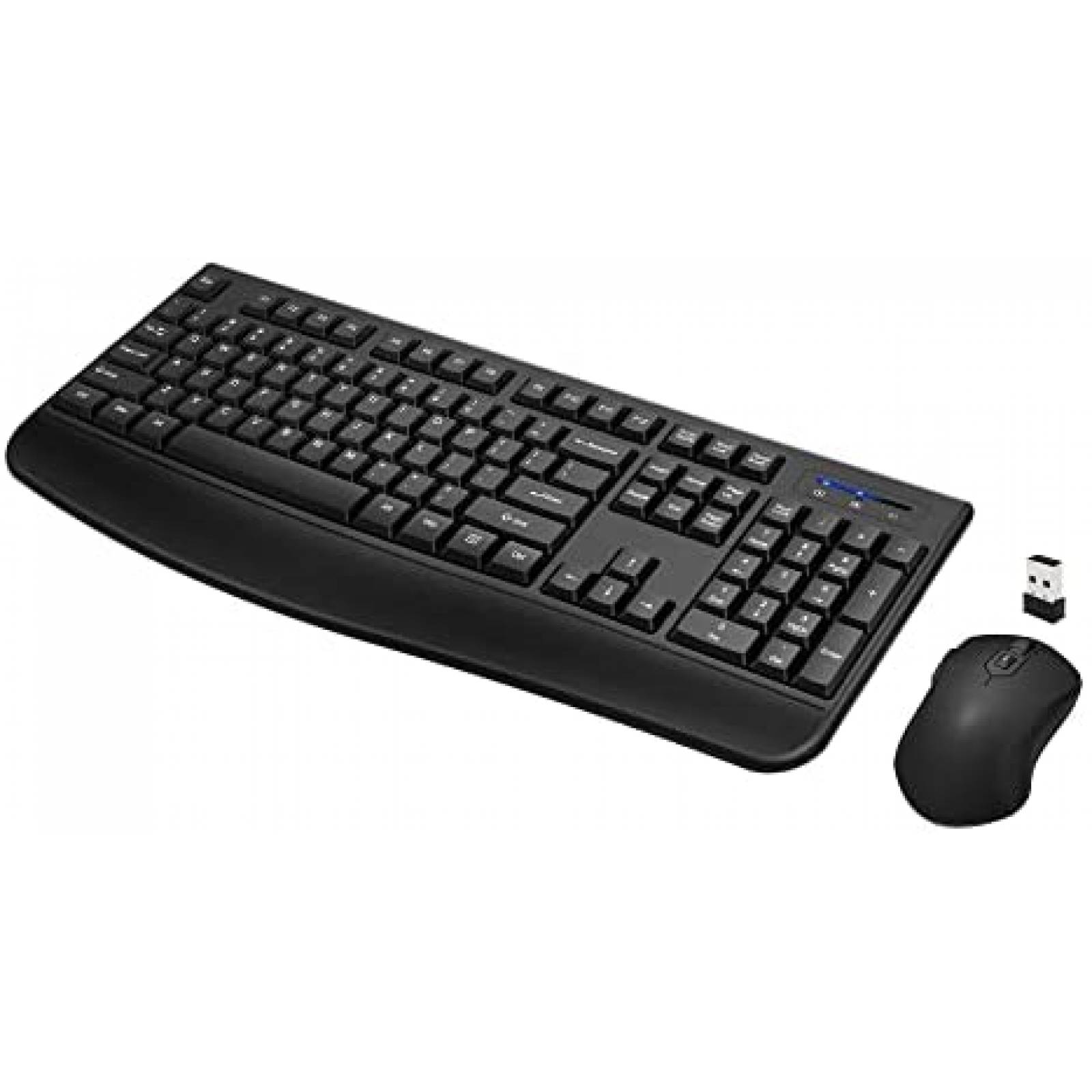 Combo Teclado y Mouse Bluetooth Loigys de 104 Teclas -Negro