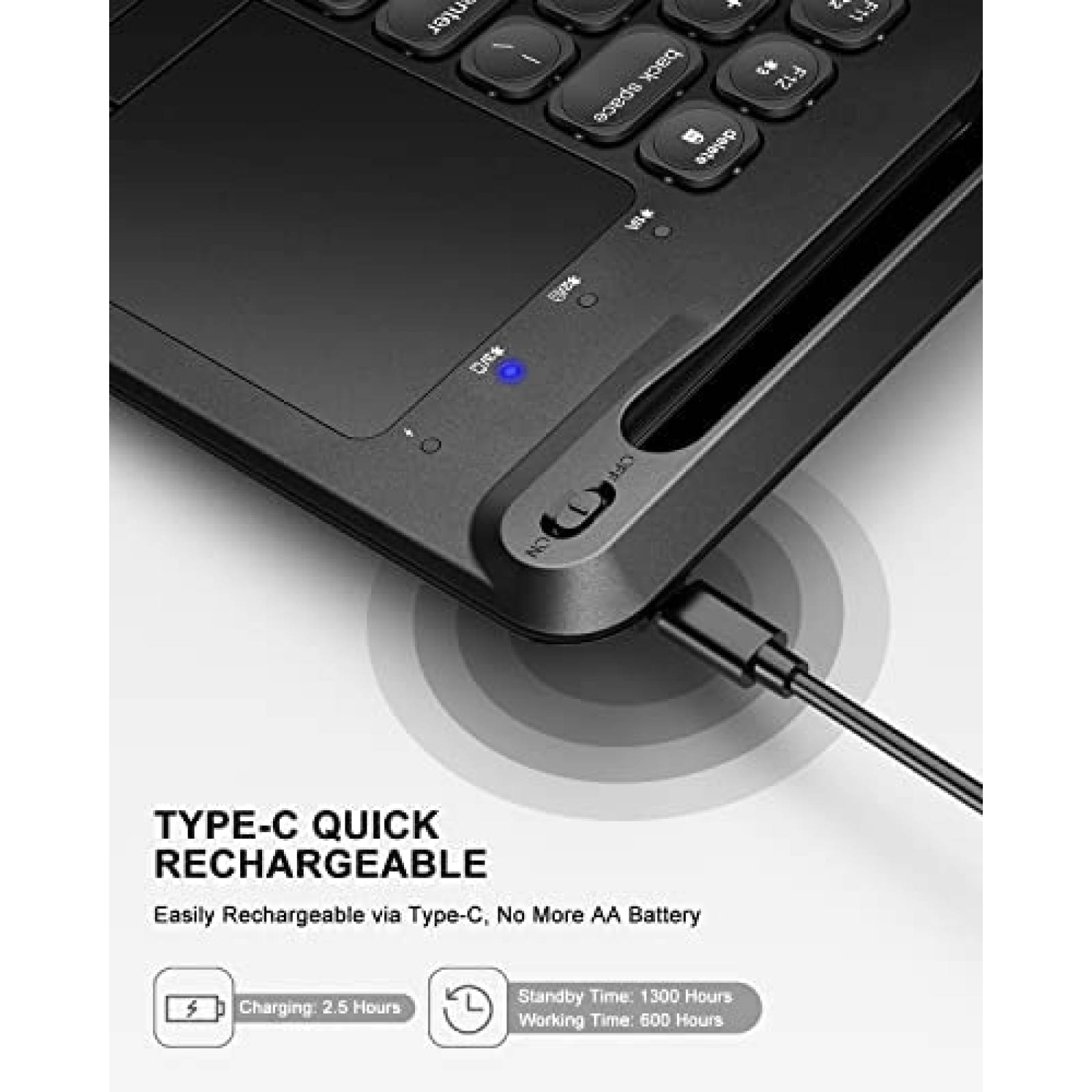 Teclado para Tablet/Celular Dracool Bluetooth -Negro