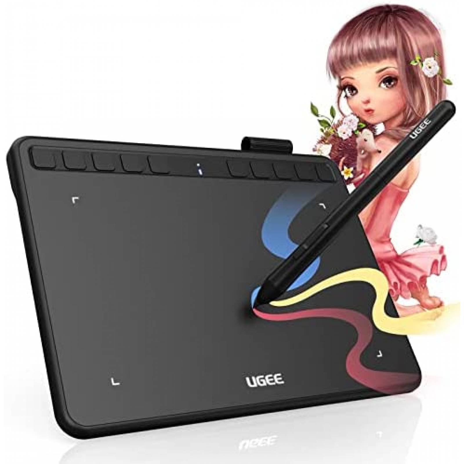 Tablet Grafica UGEE S640 LCD de 6.5'' x 4'' -Negro