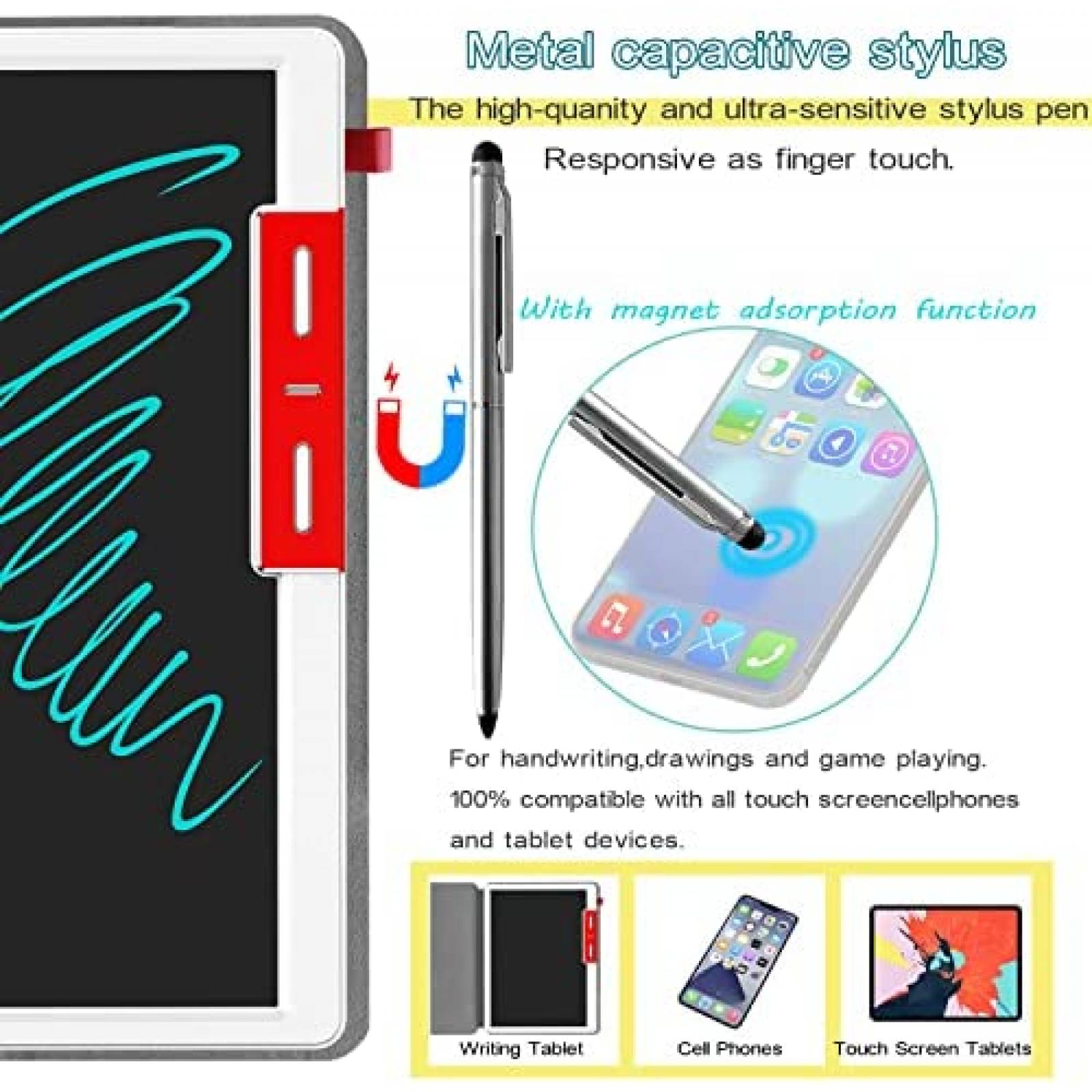 Tableta de Escritura KURATU LCD 10'' de Dibujo Electronico