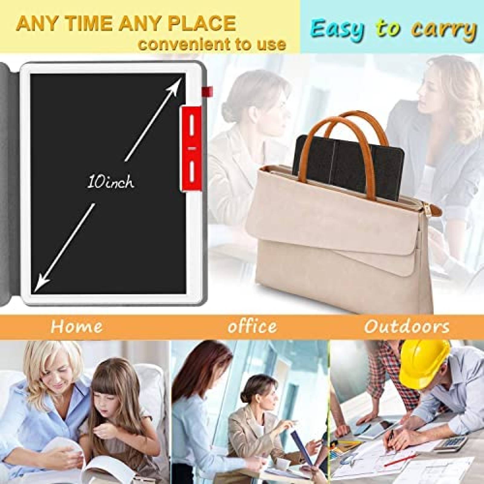 Tableta de Escritura KURATU LCD 10'' de Dibujo Electronico