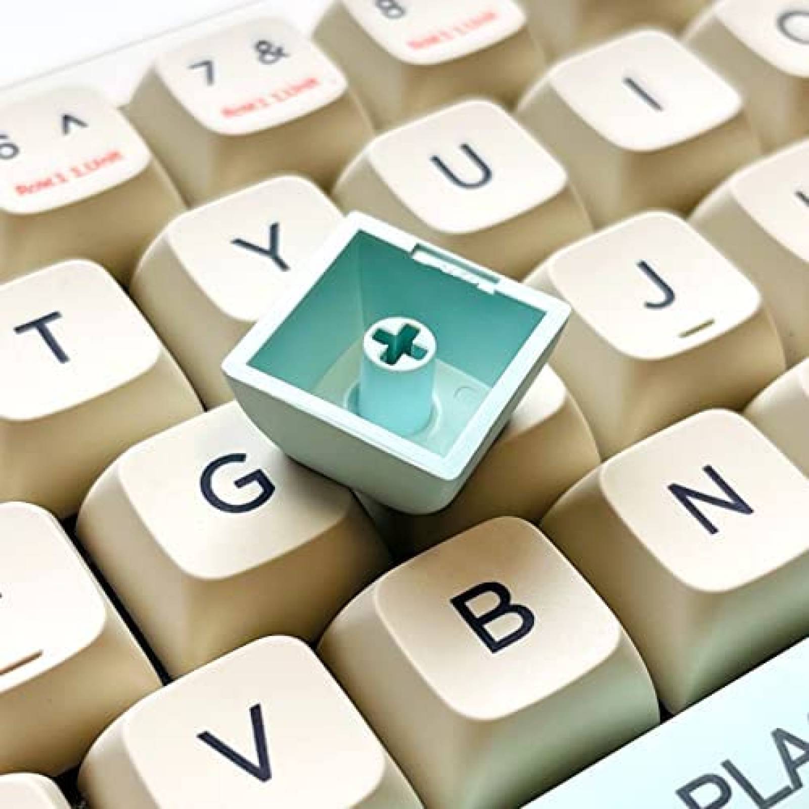 kit de Teclas Personalizadas XDK con Quita Teclas -Crema