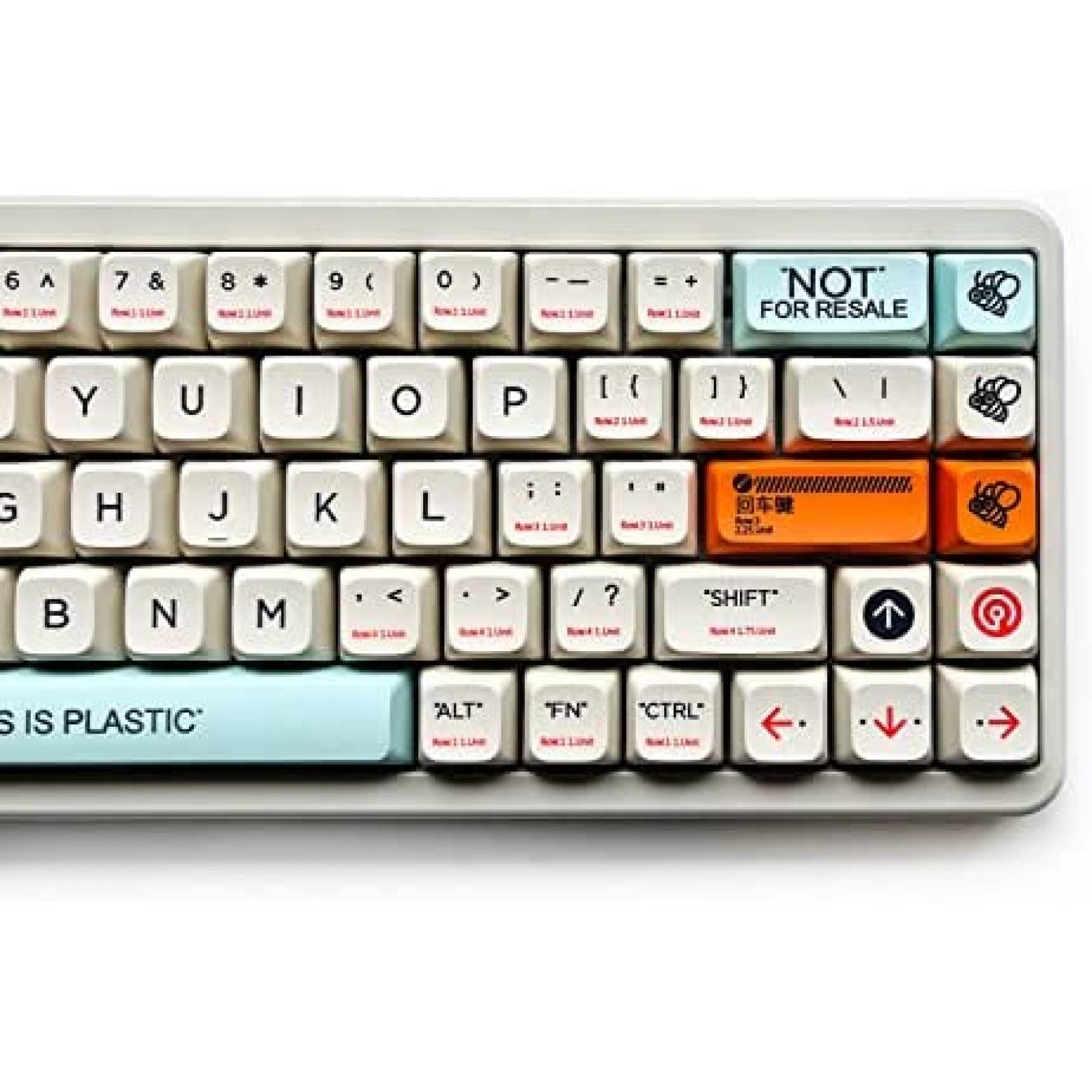 kit de Teclas Personalizadas XDK con Quita Teclas -Crema