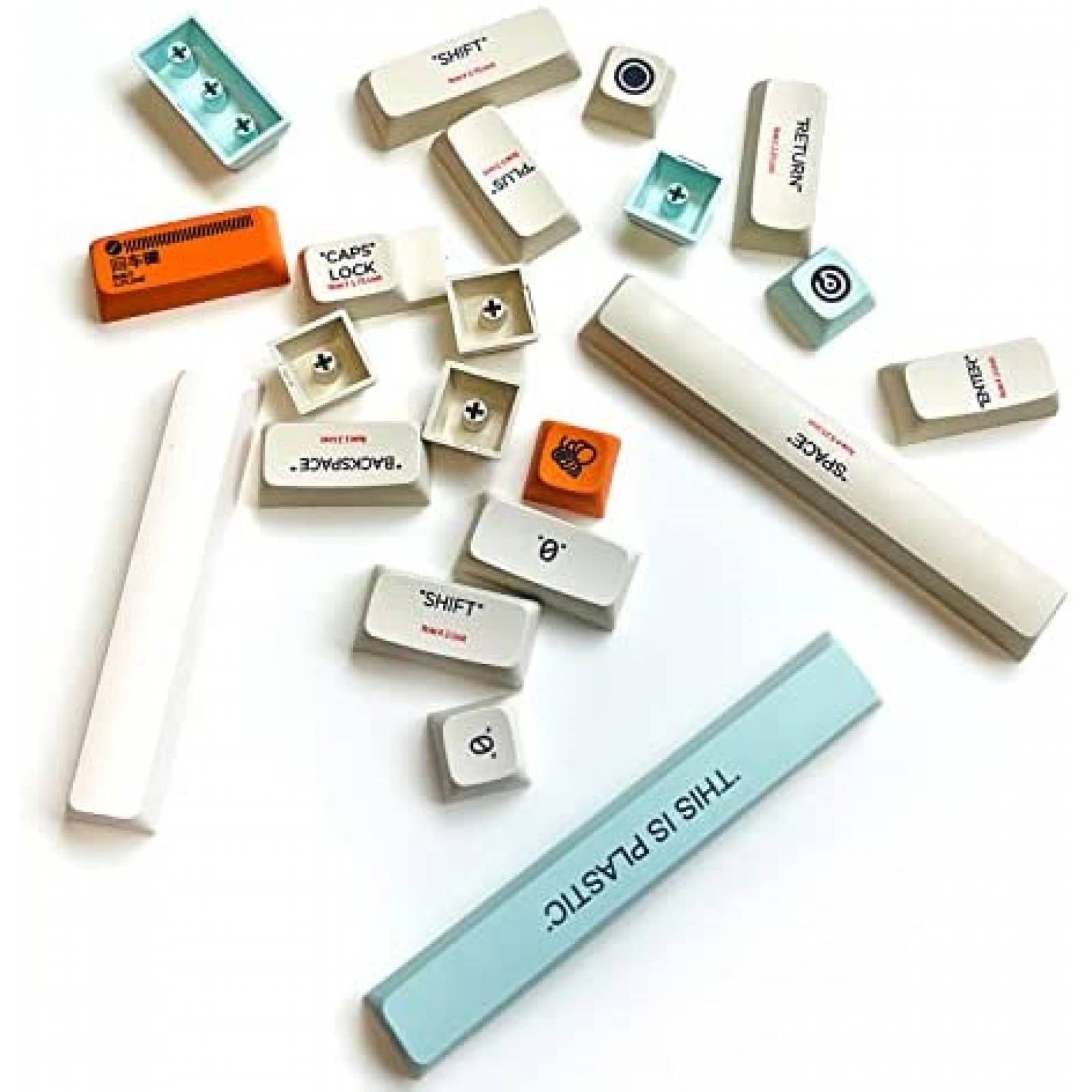 kit de Teclas Personalizadas XDK con Quita Teclas -Crema