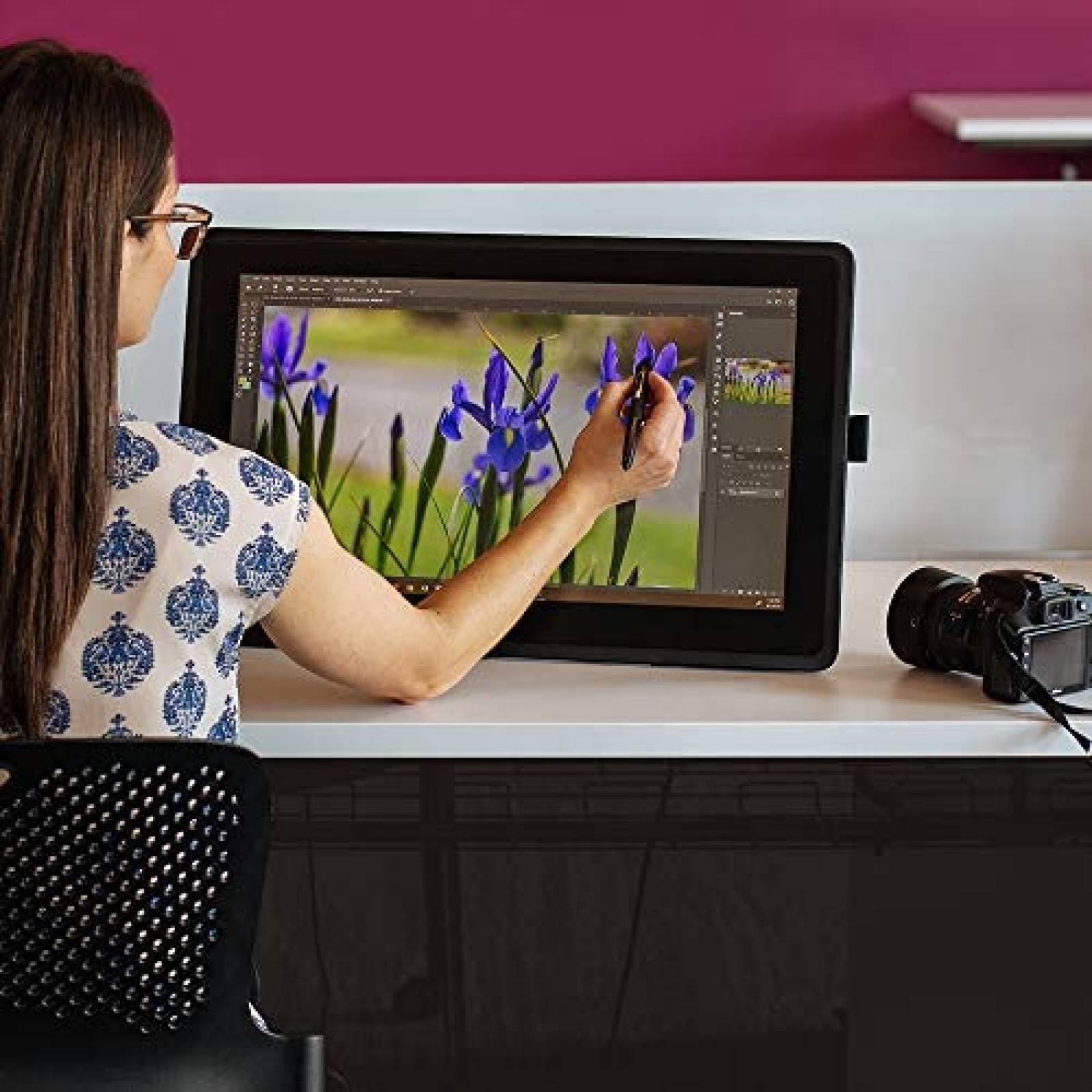 Tableta Dibujo Wacom Cintiq 22 DTK2260K0A 1920x1080