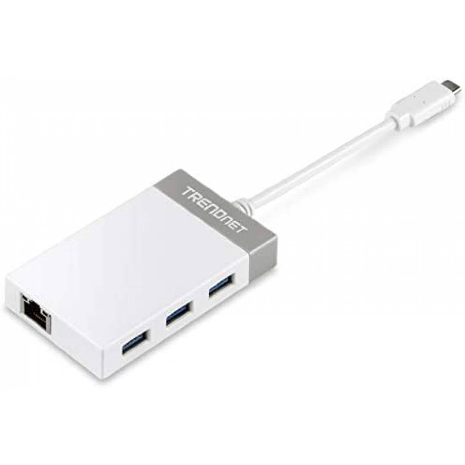 Concentrador adaptador TRENDnet USB-C a Gigabit 12.7cm
