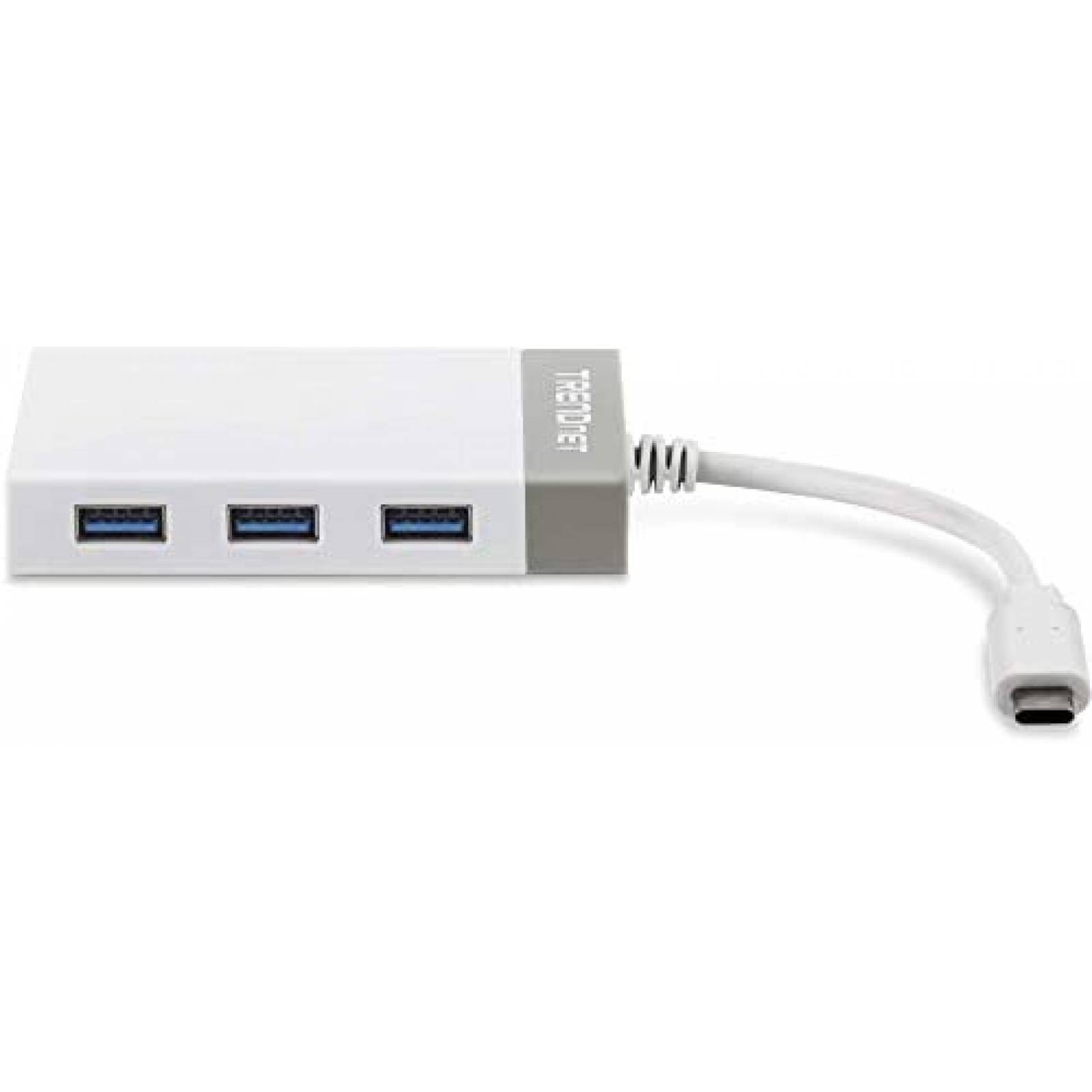 Concentrador adaptador TRENDnet USB-C a Gigabit 12.7cm