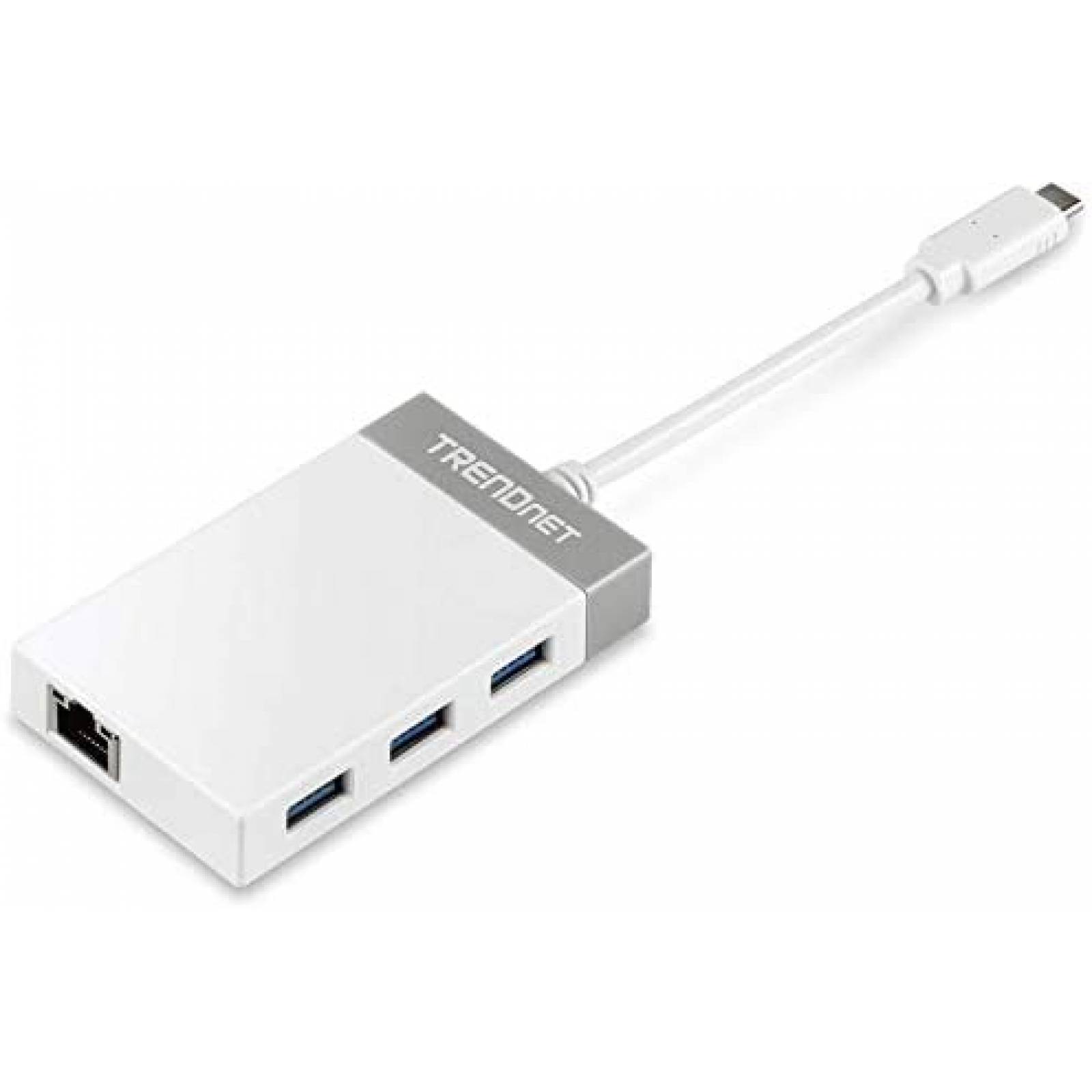Concentrador adaptador TRENDnet USB-C a Gigabit 12.7cm