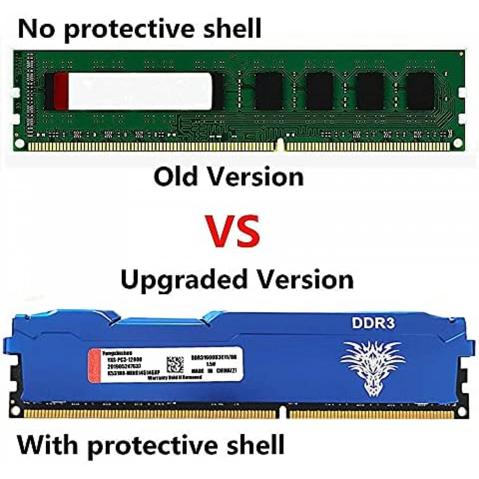 Memoria Yongxinsheng 8GB DDR3 1600MHz 240Pins 1.5V -Azul