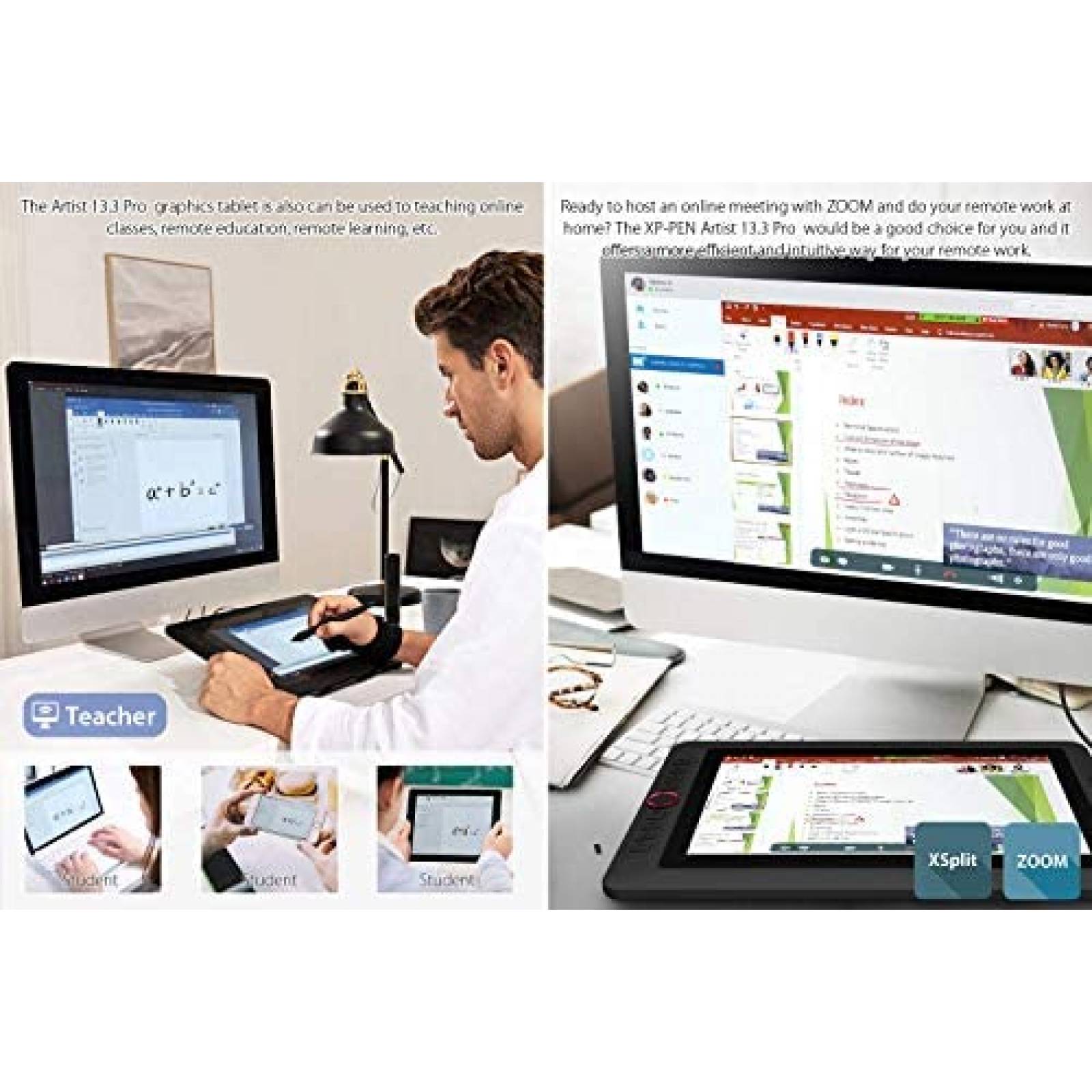 Tableta Dibujo XP-PEN Artist13.3 Pro IPS 8192 Niveles -Negro