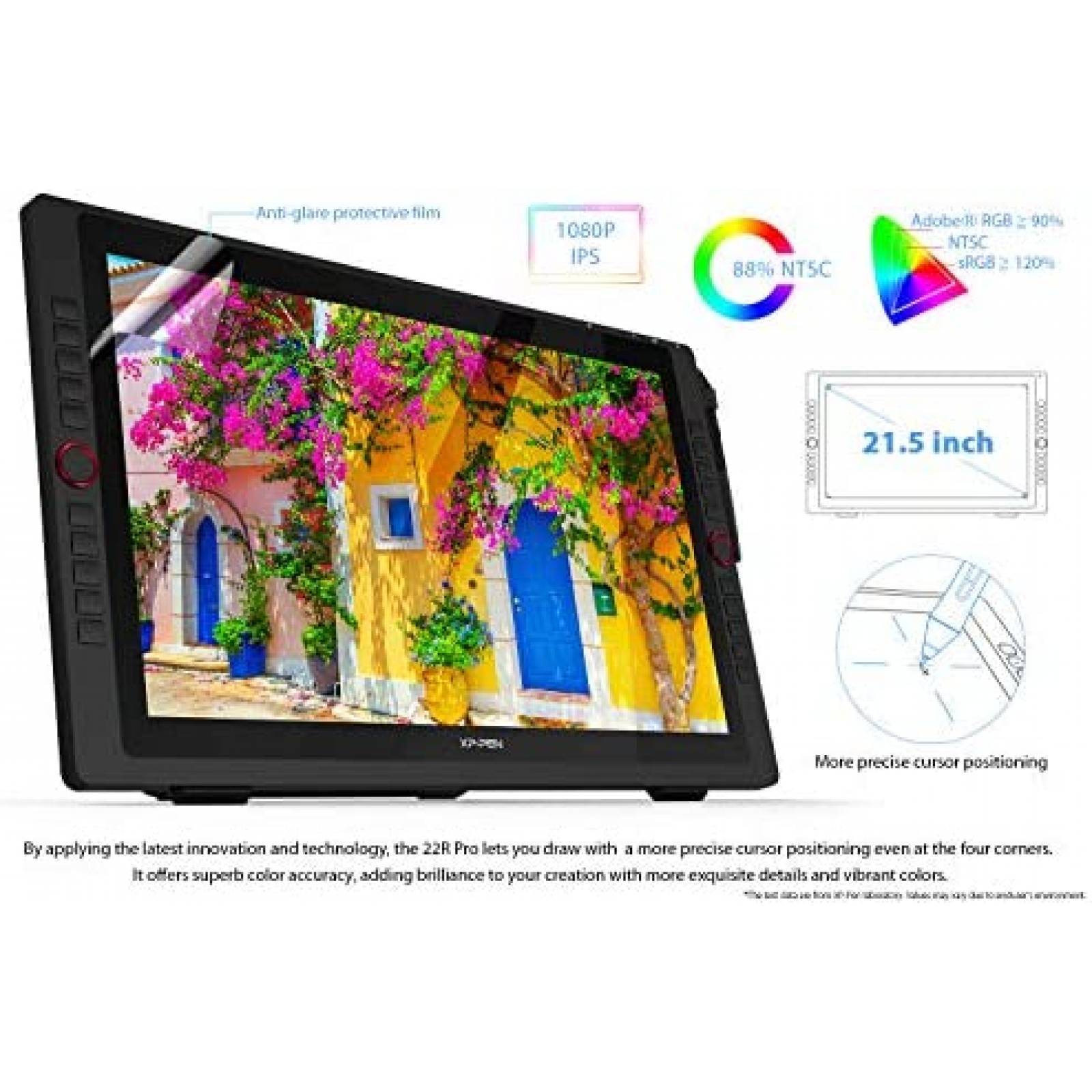 Tableta Dibujo XP-PEN Artist22R Pro 21.5 pulgadas -Negro