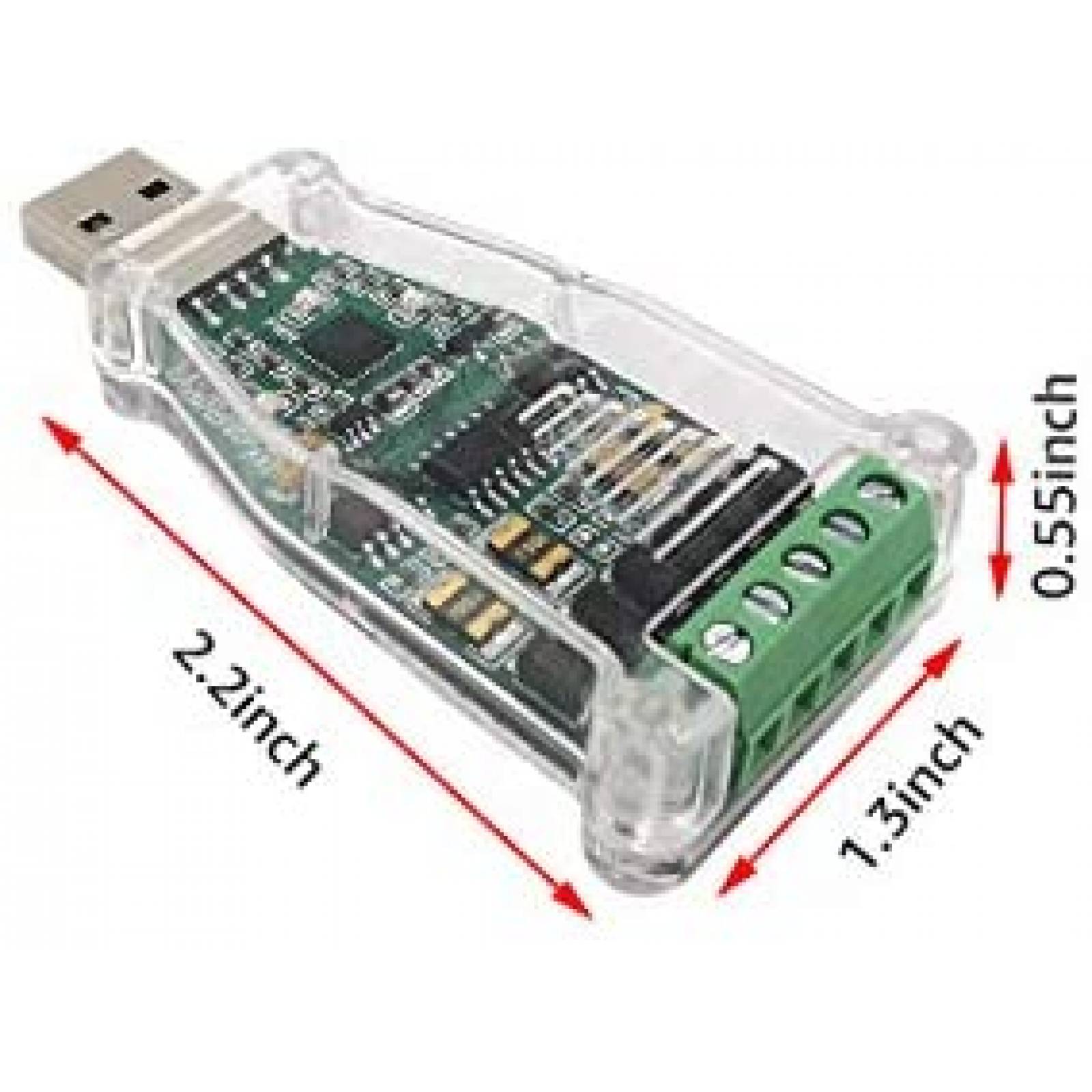 Adaptador USB a RS485 RS422 DSD TECH SH-U10C chip CP2102N