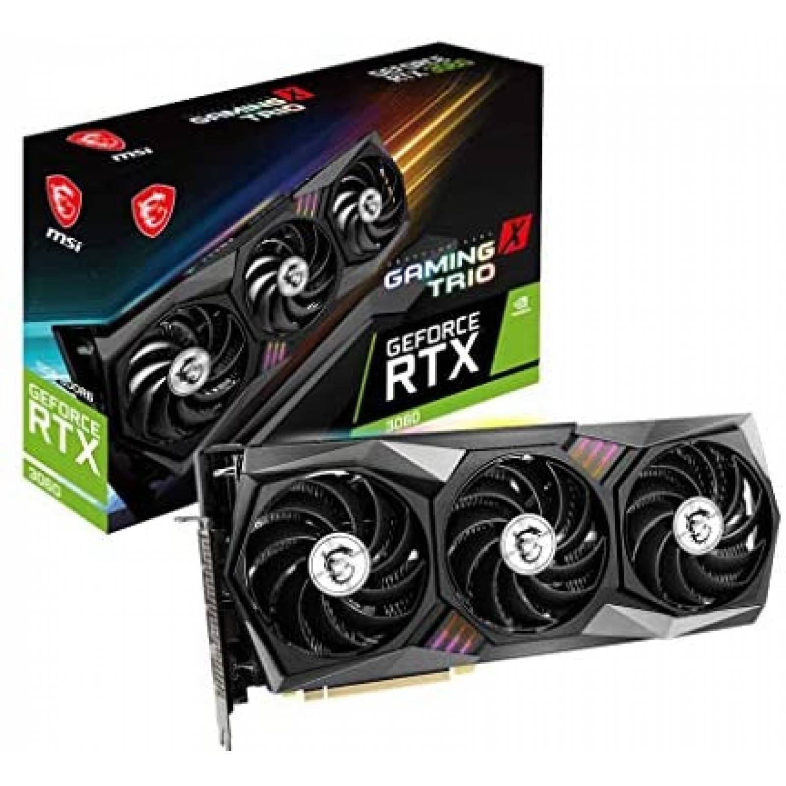 Tarjeta Gráfica MSI GeForce RTX 3060 Trio 12GB 15 Gbps GDRR6