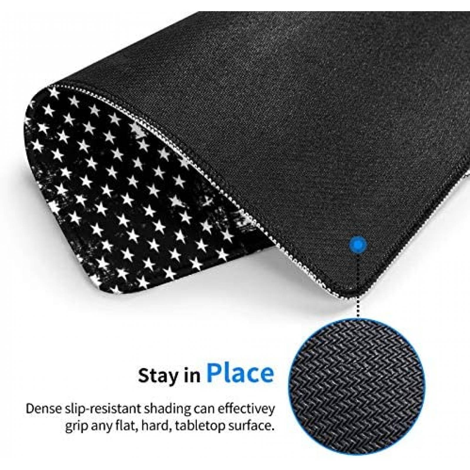 Mouse Pad N NEBONT Antideslizante 10'' x 12'' -Negro