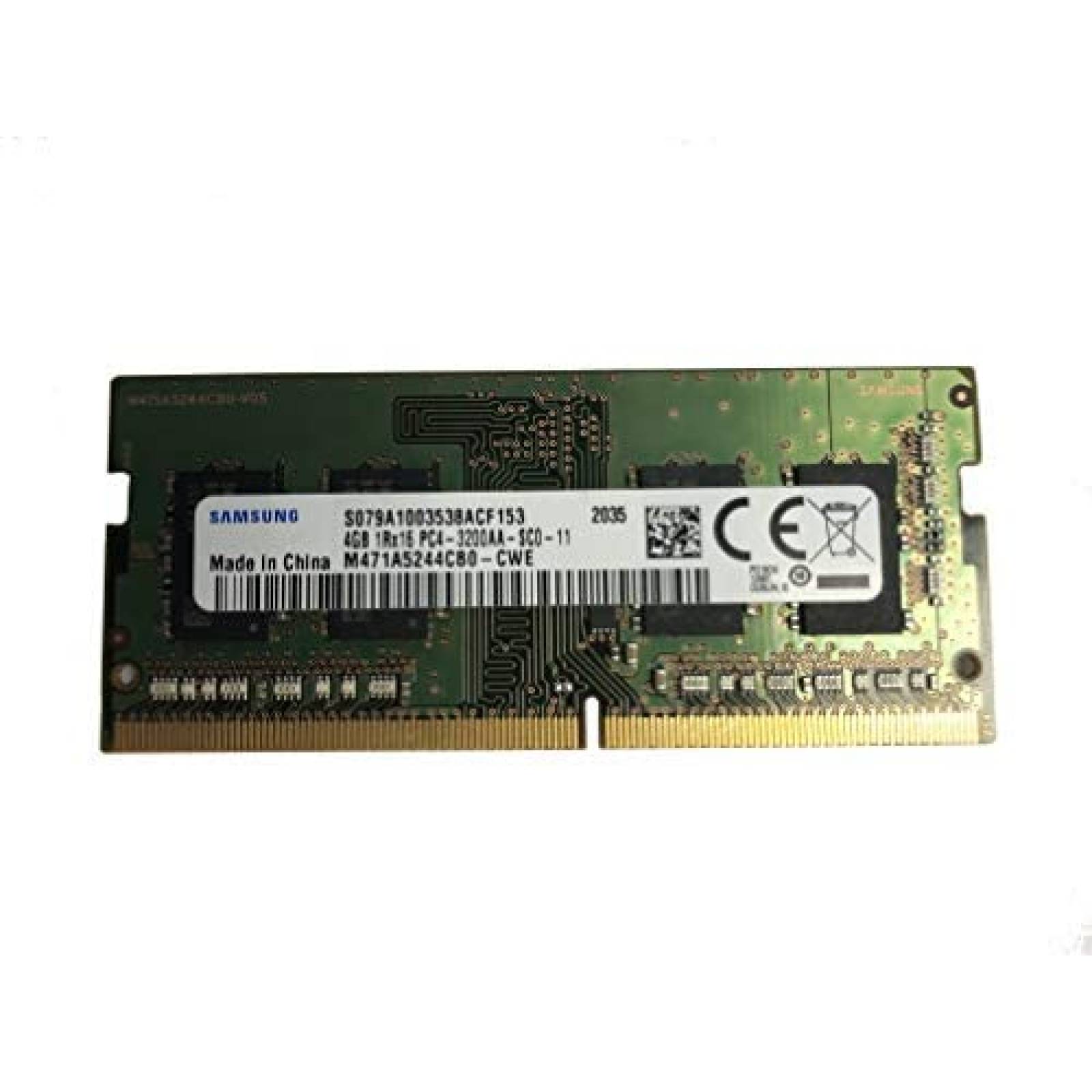 Memoria SAMSUNG 4GB DDR4 3200MHz PC4-25600 p/Laptop -Verde