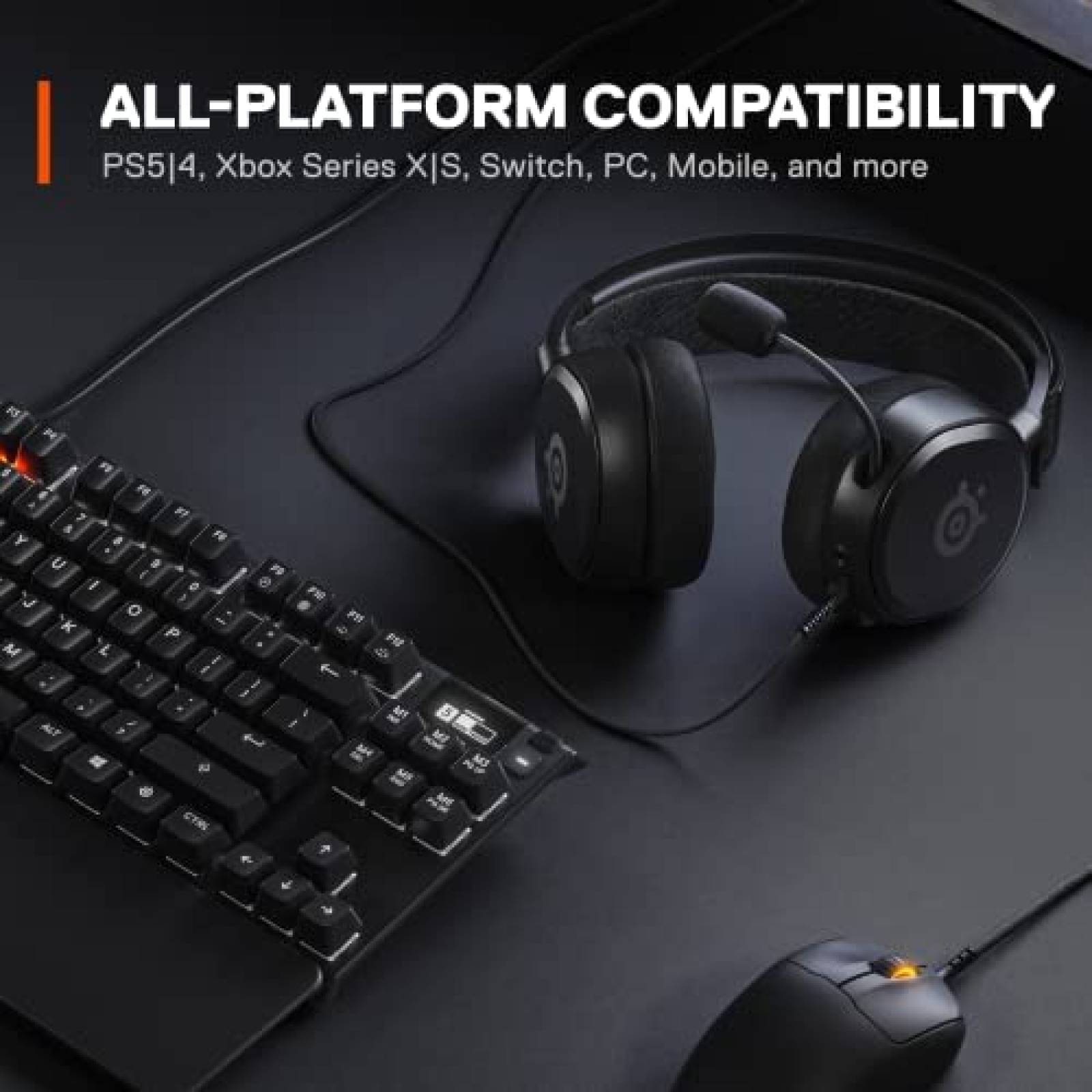 Audífonos Gamer SteelSeries Arctis Prime Inalámbrico -Negro